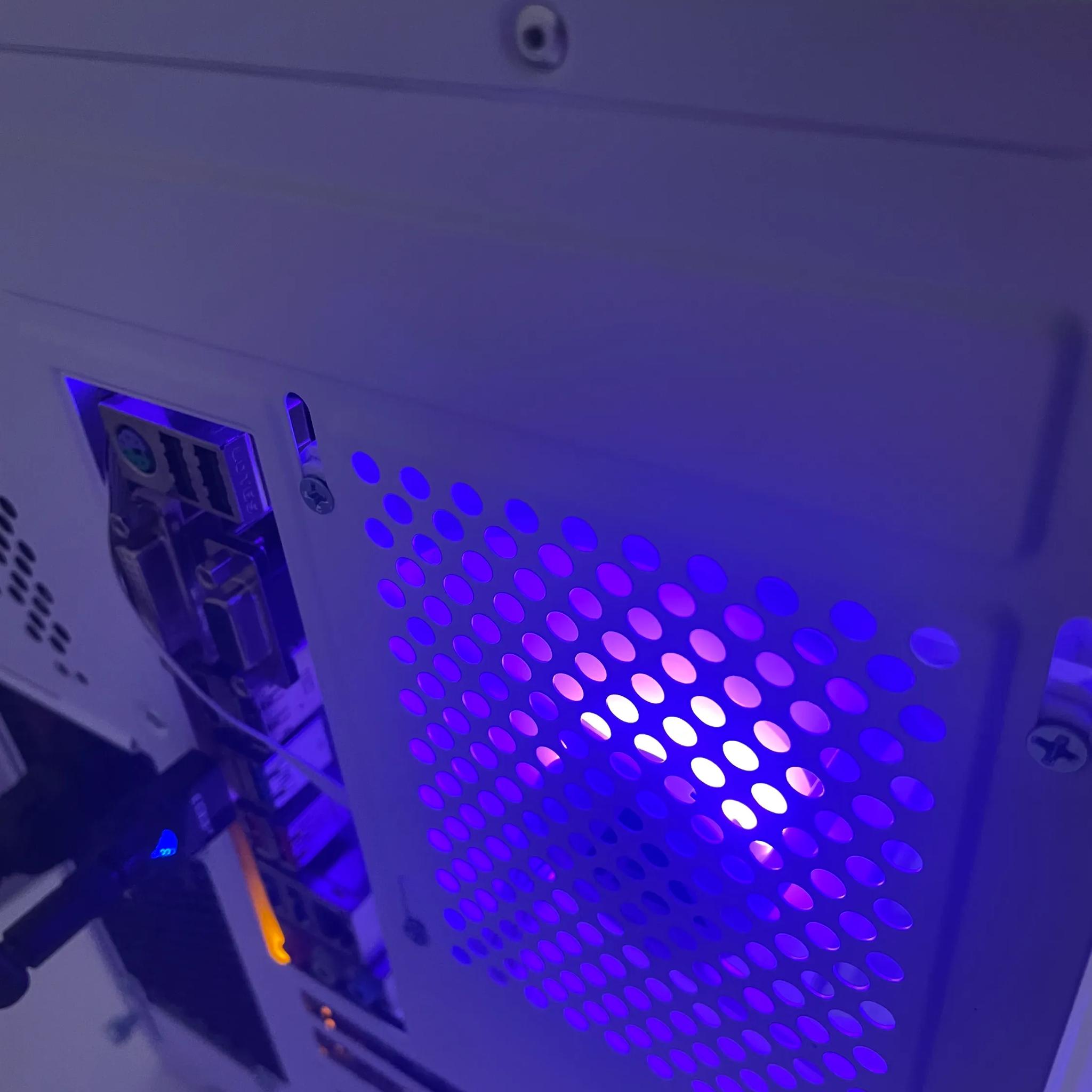 White Gaming Pc Gtx 1660 Super, Ryzen 5 2600, 16gb Ram, 256gb svme ssd