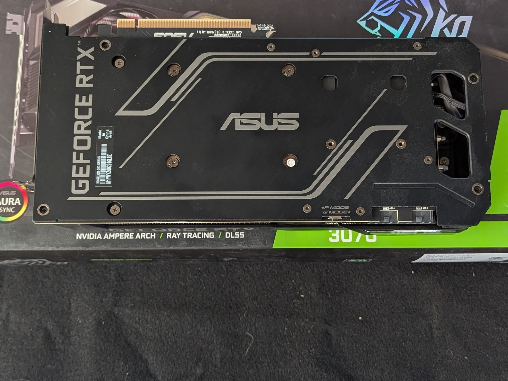 ✨ ASUS KO 3070 RTX Gaming OC – RGB Chrome Beauty | Quiet & Powerful Performer 🌈