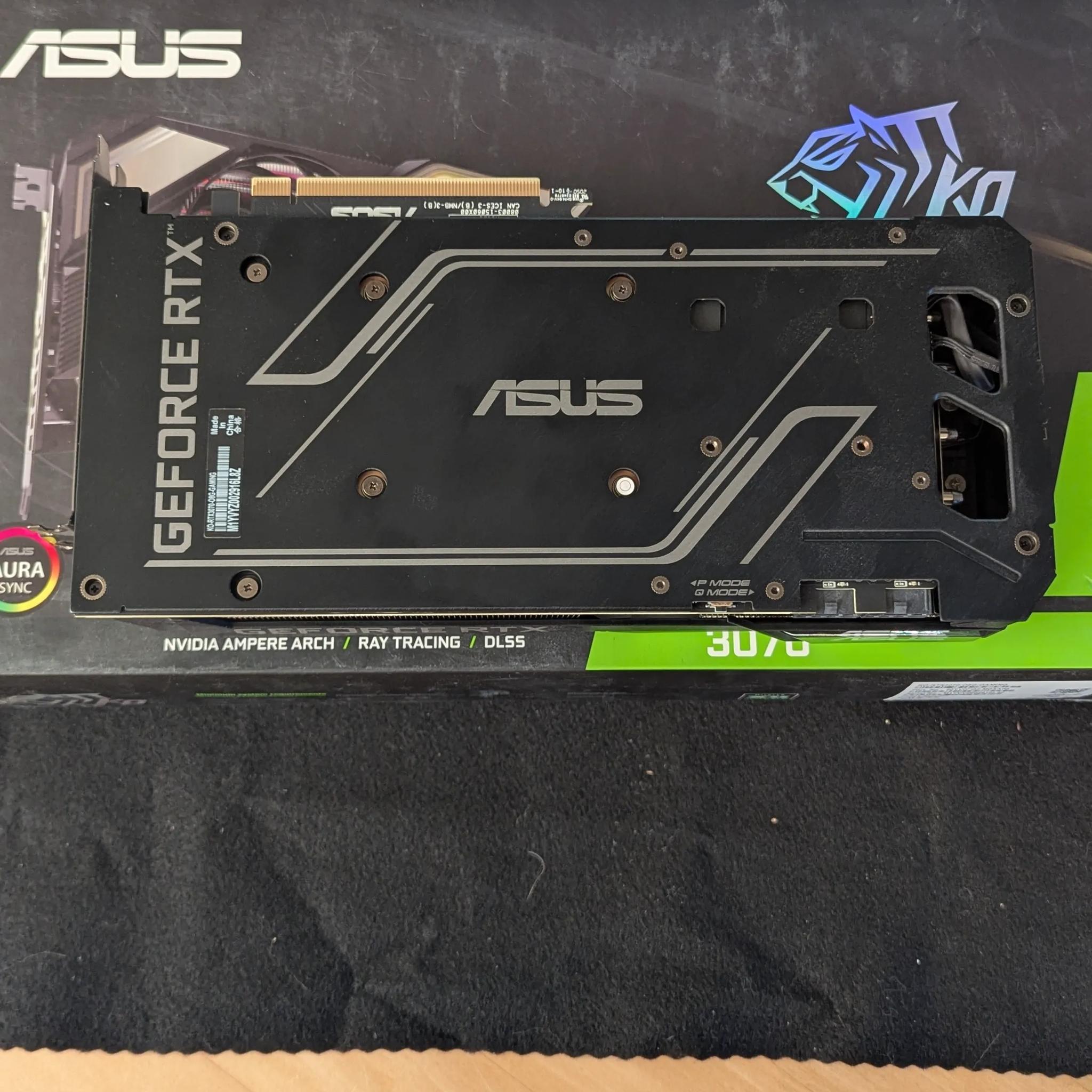 ✨ ASUS KO 3070 RTX Gaming OC – RGB Chrome Beauty | Quiet & Powerful Performer 🌈