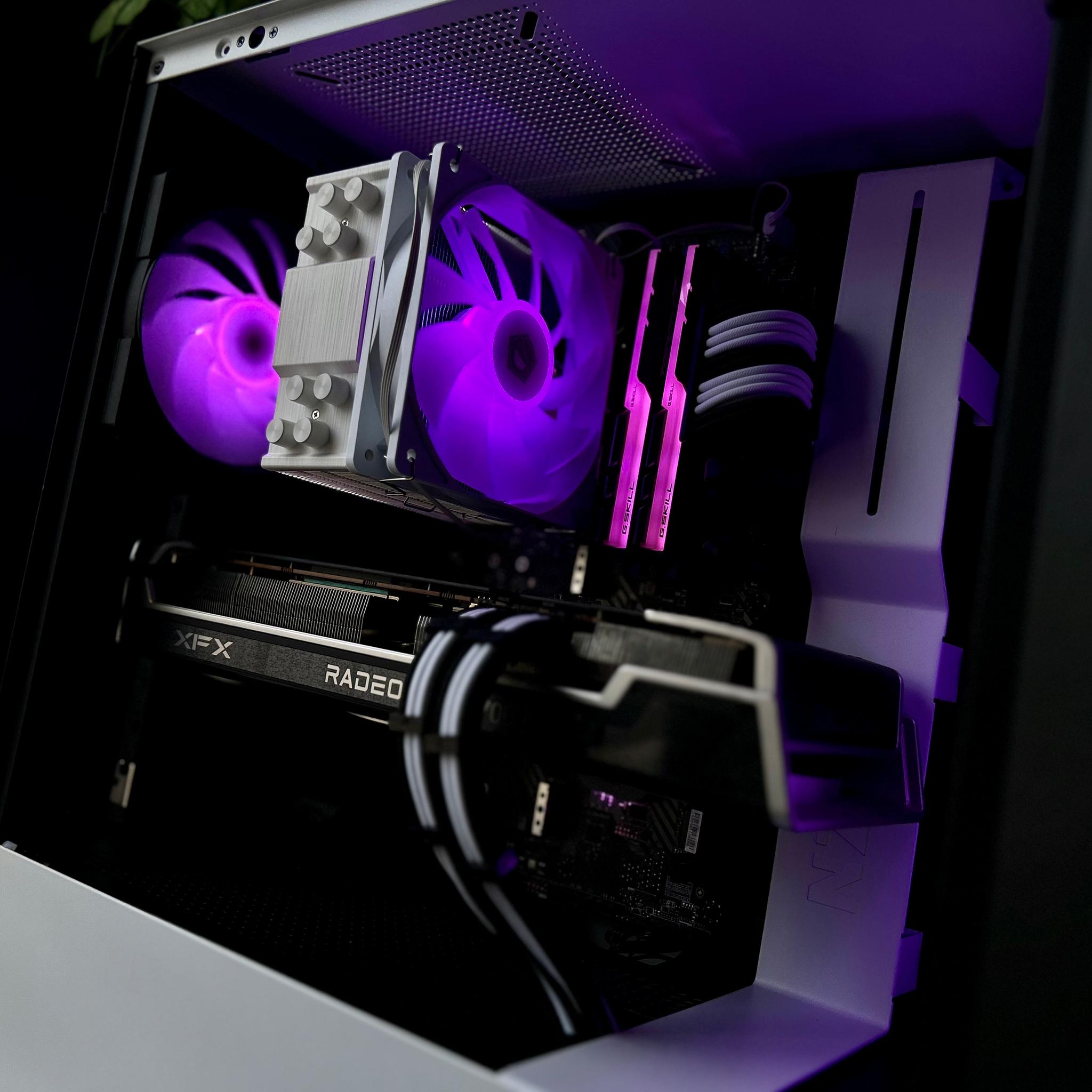 ⚫🟣⚪️ XFX RX 6700XT 12GB // Intel i5 11400F