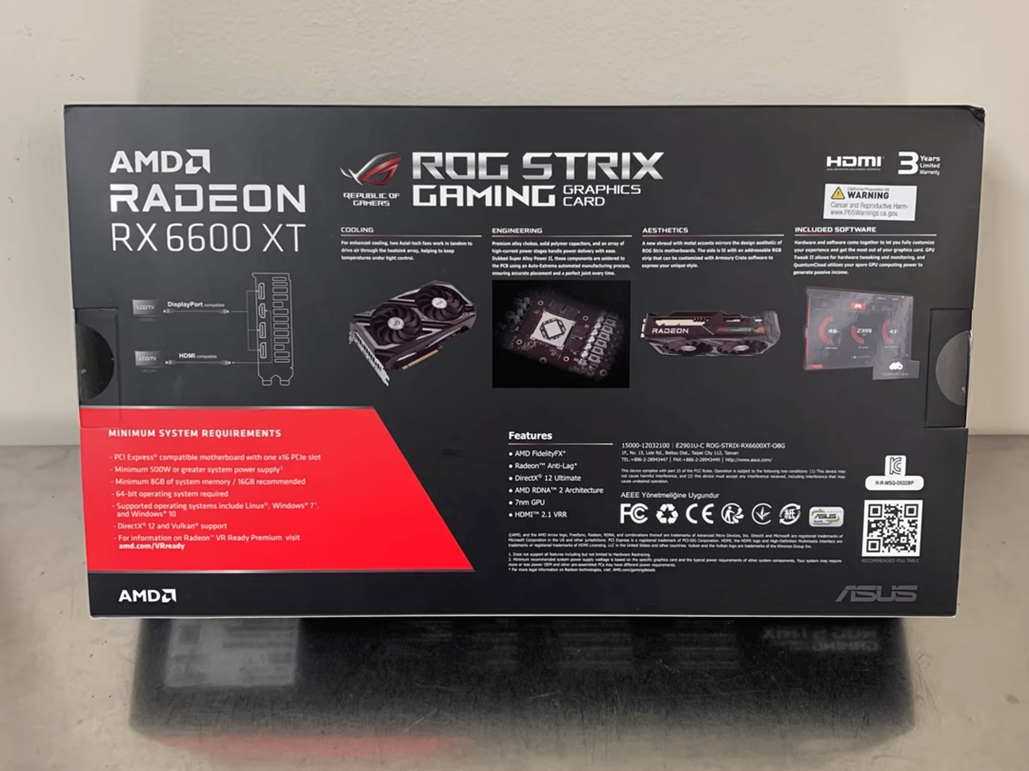 ASUS ROG STRIX Radeon RX 6600 XT 8GB