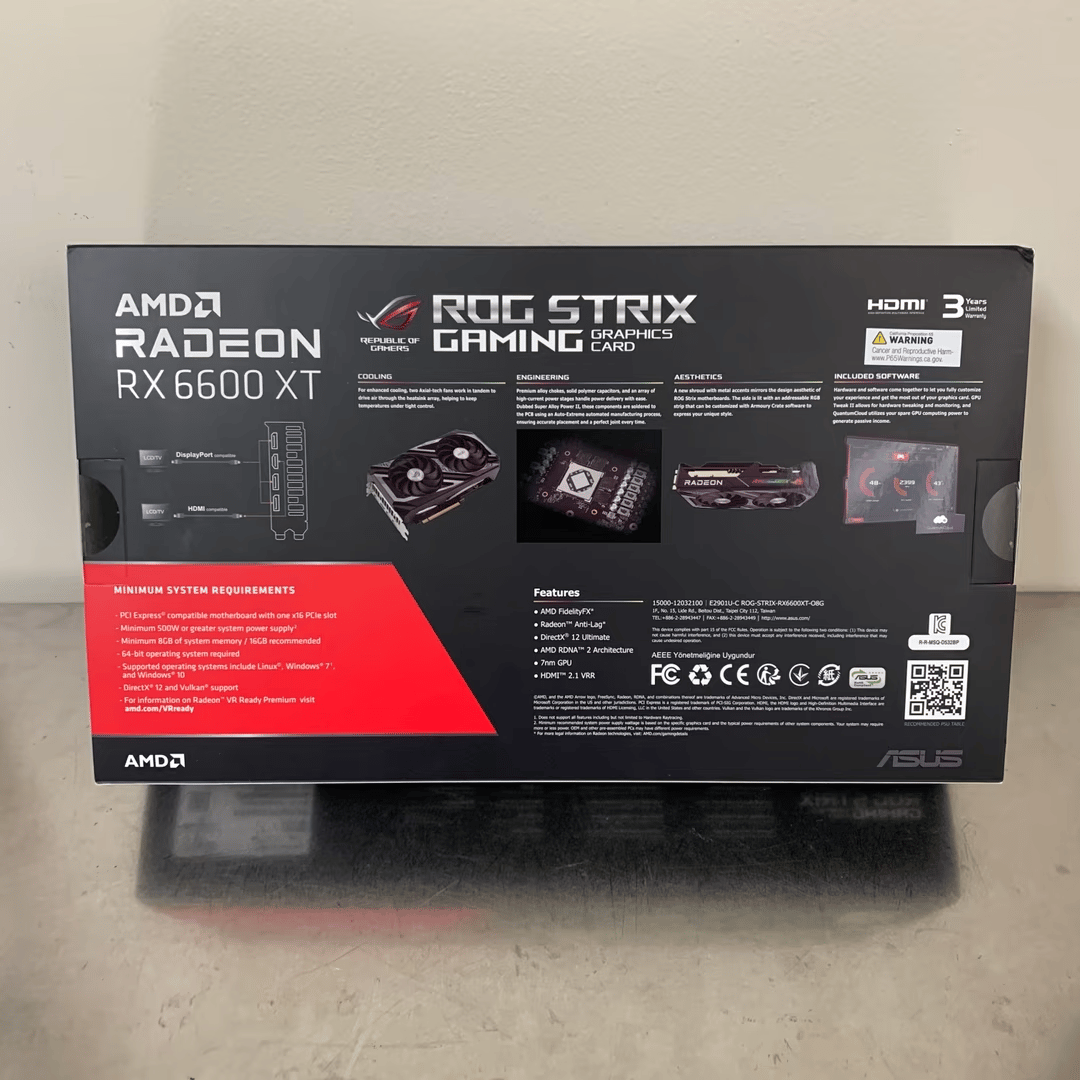 ASUS ROG STRIX Radeon RX 6600 XT 8GB