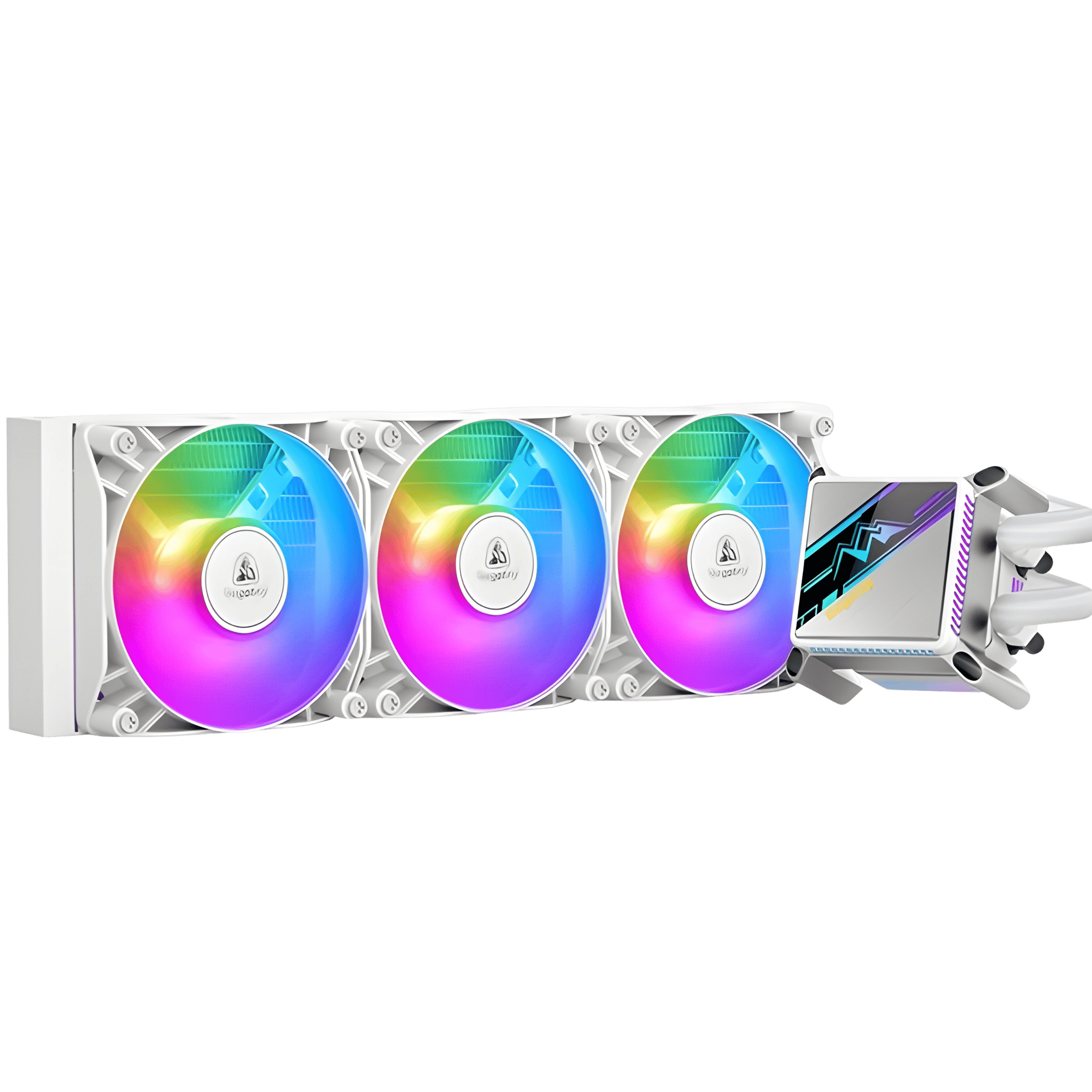SEGOTEP 🆒KL-360🆒 | WHITE 360mm ARGB AIO CPU Liquid Cooler | TDP: 320W | LGA 1700 & AM5 Ready