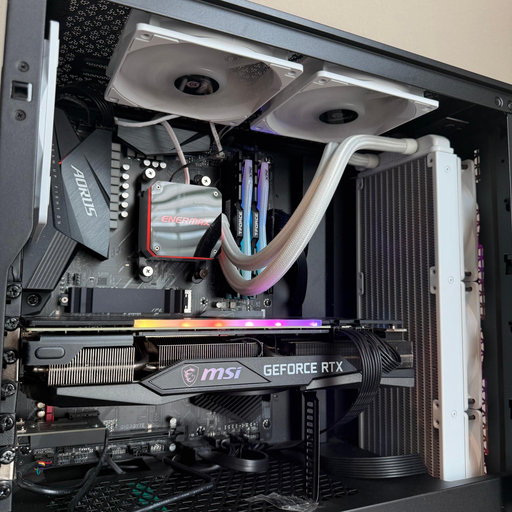 Corsair 4000D - Ryzen 7 5700X 8-Core, RTX 3070, 48GB DDR4, 1TB M.2 NVMe