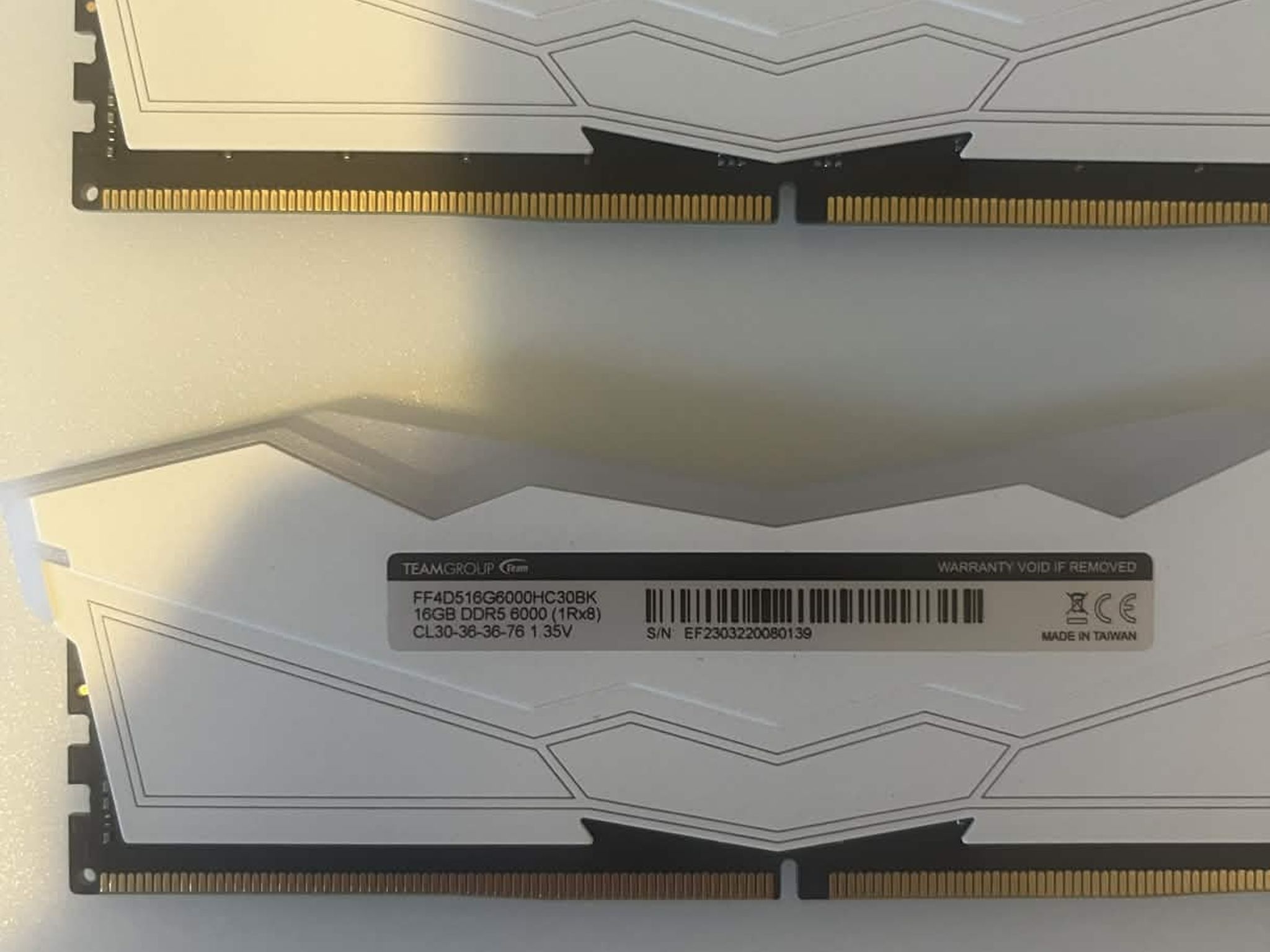 T-Force Delta RGB DDR5 Ram 32GB (2x16GB) 6000MHz PC5-48000 CL30 Intel XMP 3.0 & AMD Expo Compatible