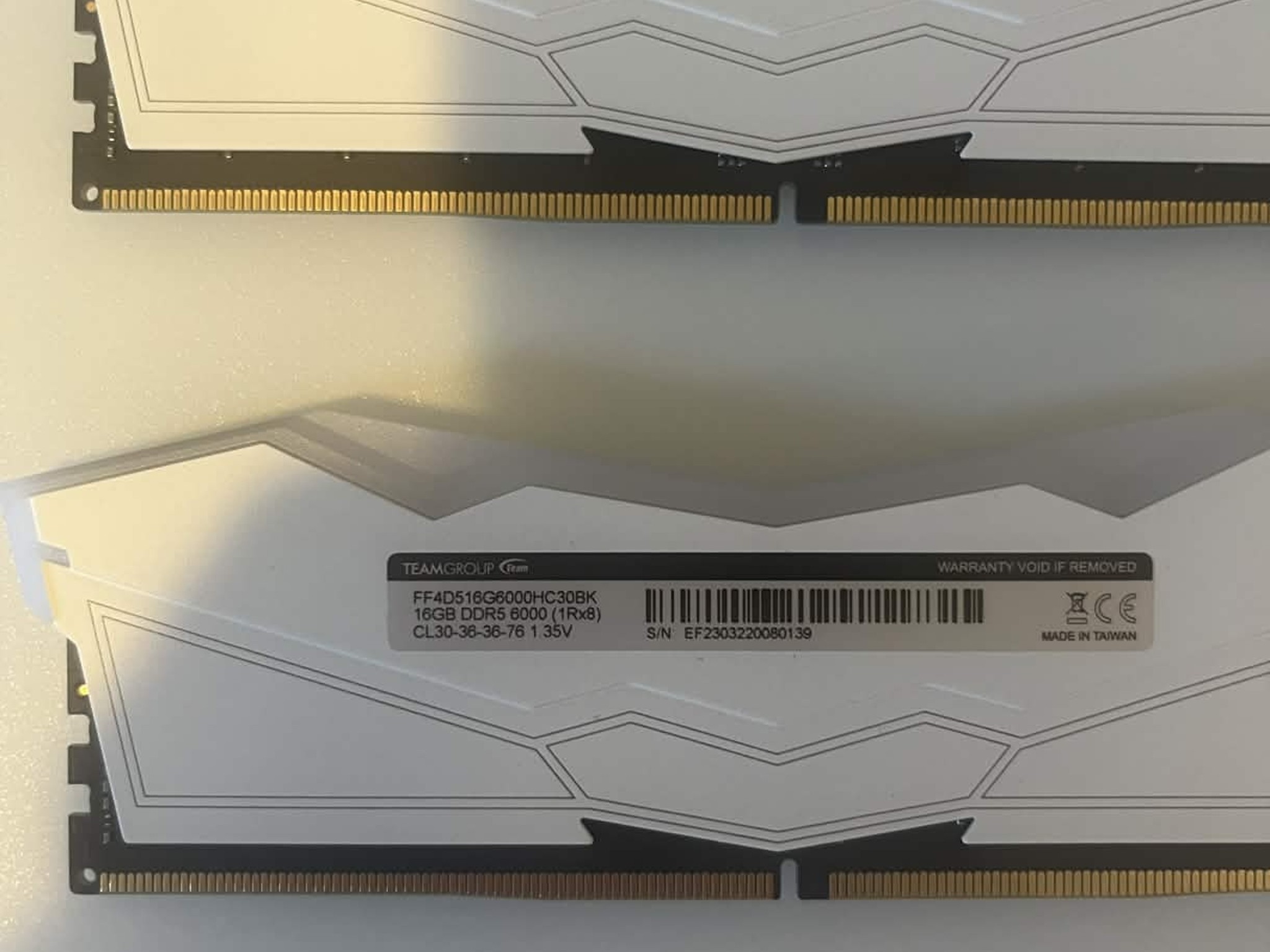 T-Force Delta RGB DDR5 Ram 32GB (2x16GB) 6000MHz PC5-48000 CL30 Intel XMP 3.0 & AMD Expo Compatible
