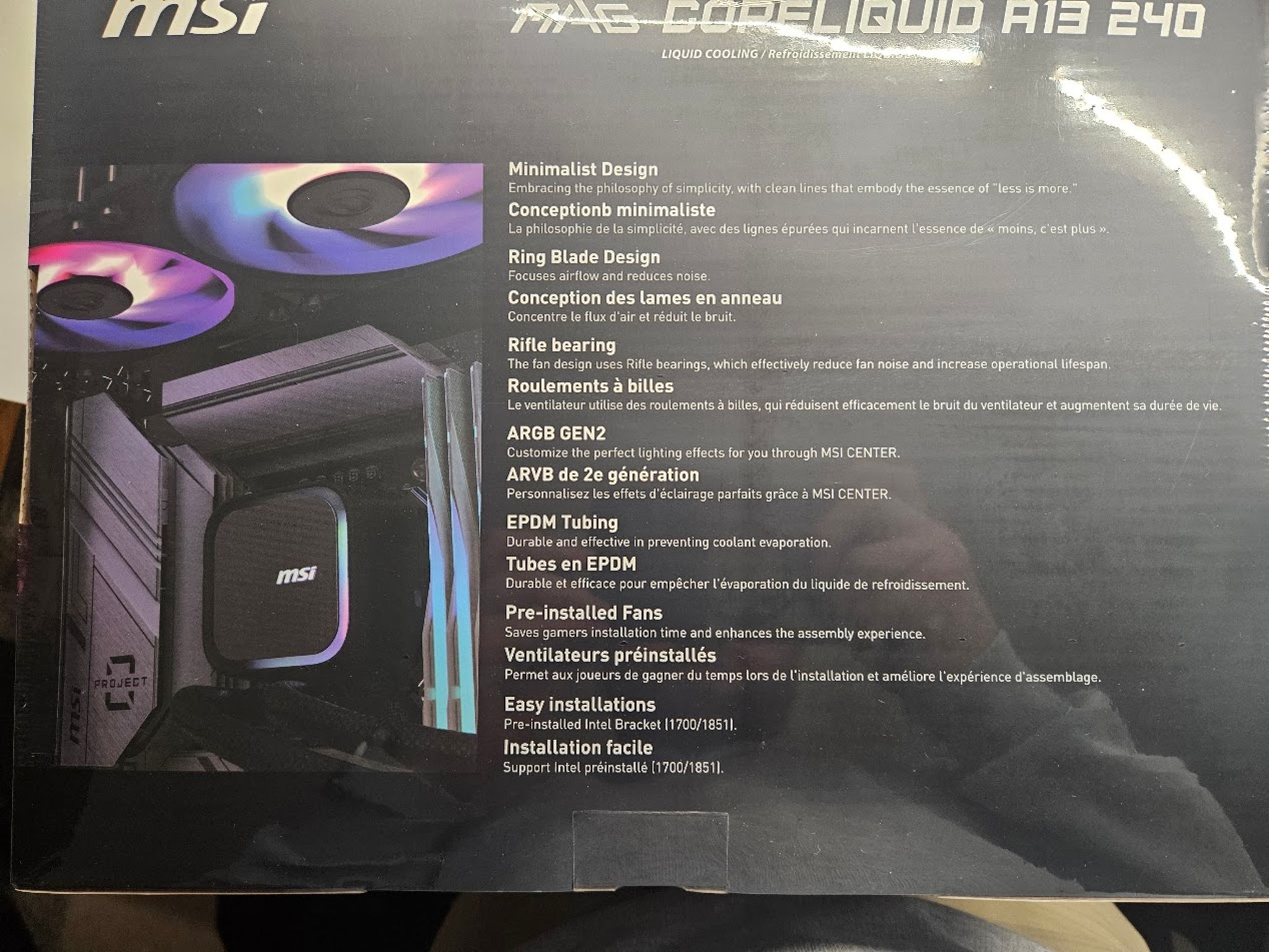 MSI Coreliquid a13 240