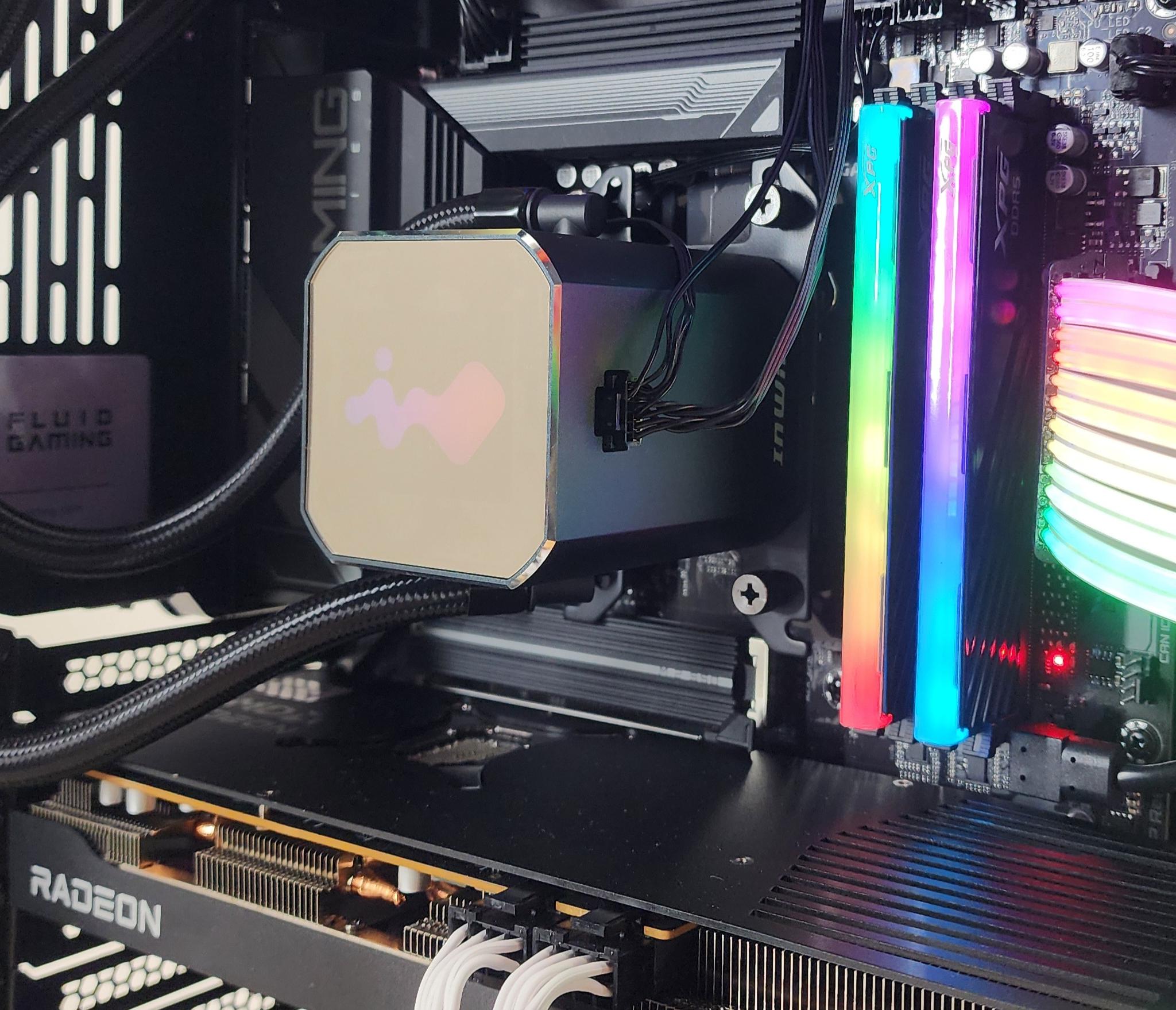 Gaming PC Ryzen 7 9800X3D 32GB RAM 2TB SSD RX 9070 XT 16GB Windows 11 Computer