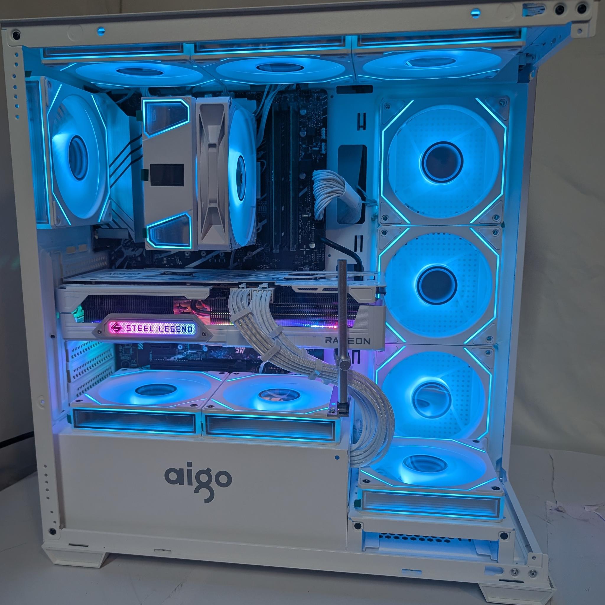 9070XT 16GB | I5 12600KF | 16GB DDR5 | 1TB NVME | CORSAIR 850W PSU | ALL WHITE