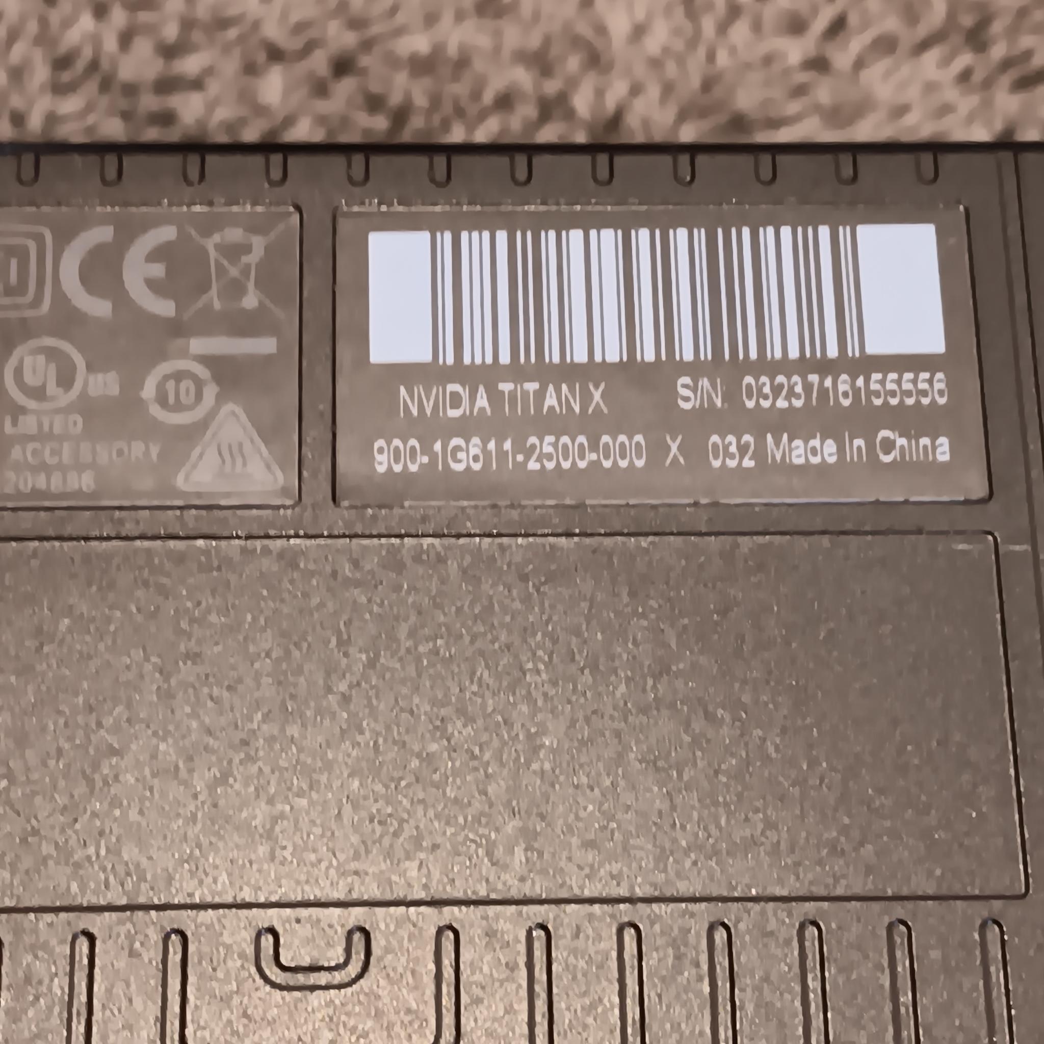 Nvidia Titan X Pascal 12GB *PLEASE READ DESCRIPTION CAREFULLY*