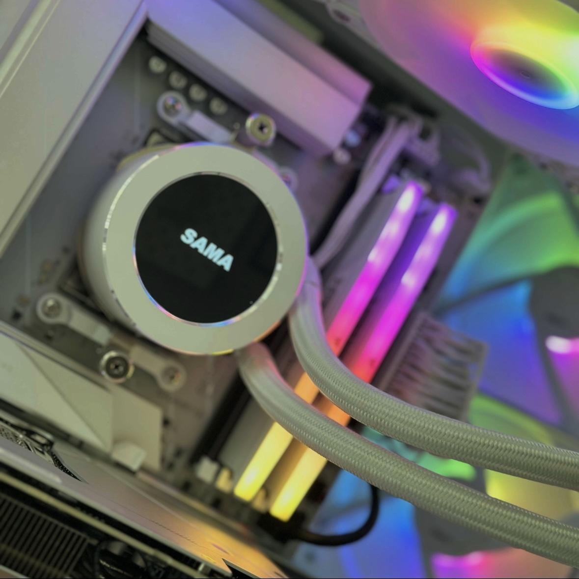 FINAL PRICE DROP CUSTOM ALL WHITE TOP END CUSTOM GAMING PC | RTX 5070TI | RYZEN 9800X3D