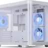 darkFlash DPW90M Black Micro-ATX Case | Dual Glass | 3 ARGB Fans | 360mm AIO Support