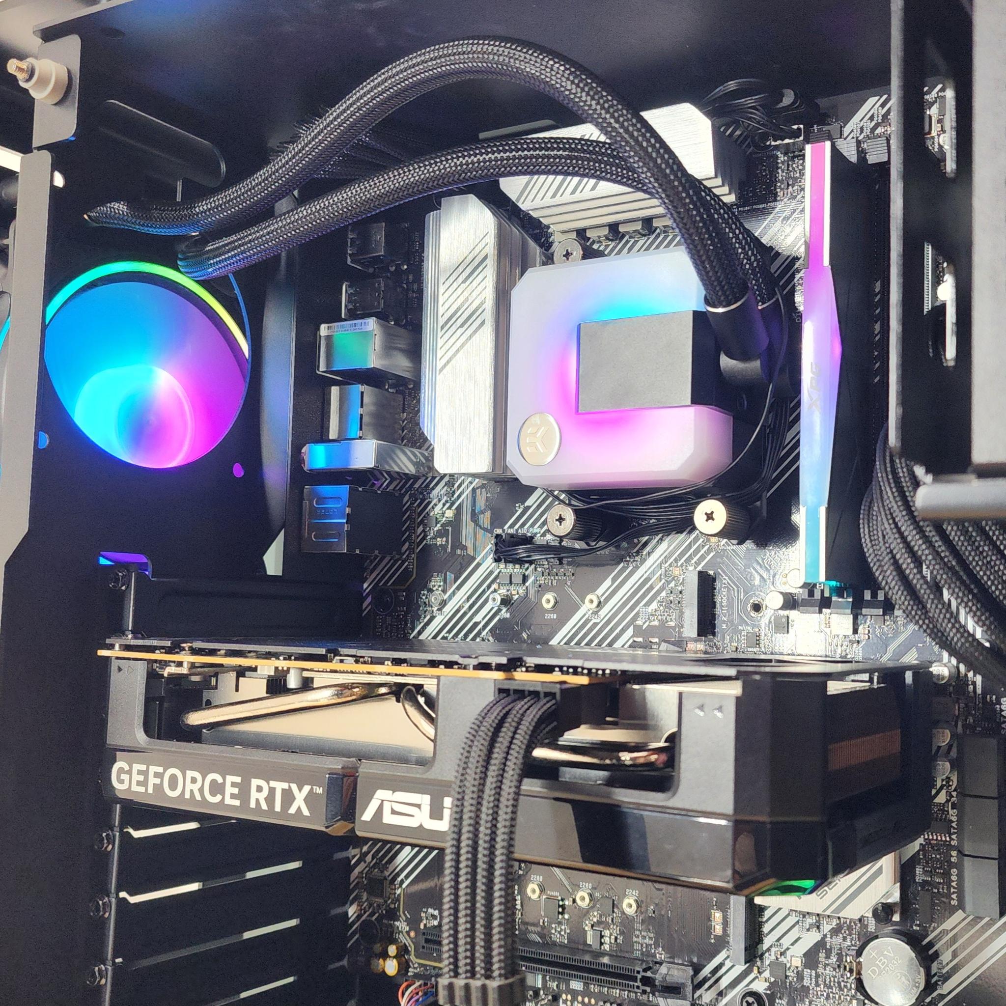 Gaming PC Ryzen 7 5700  8GB RAM 500GB SSD RTX 5060  8GB Windows 11 Computer