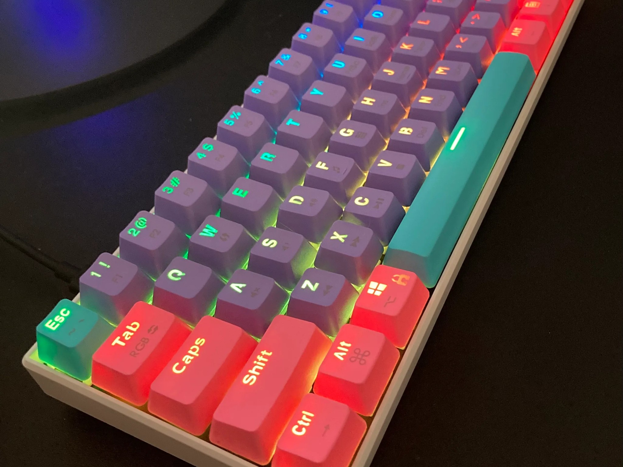 CHEAP!!! 60% Surman GS61 Mechanical Keyboard {Read Description}