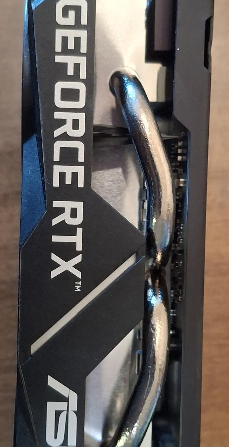 Gently Used Black ASUS NVIDIA GeForce RTX 2060 Dual Overclocked 6GB GDDR6 Graphics Card