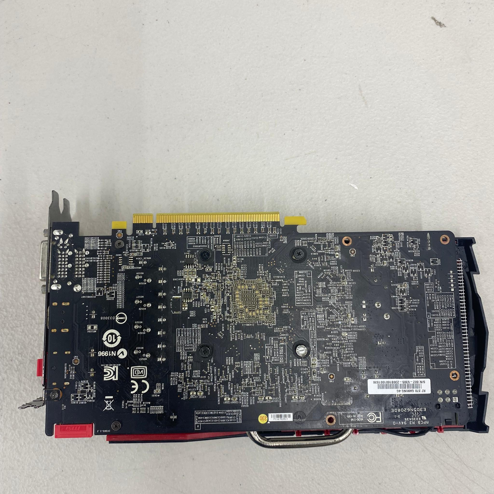 MSI Radeon R7 370 GAMING 4G 4GB GDDR5 256-Bit Twin Frozr Graphics Card