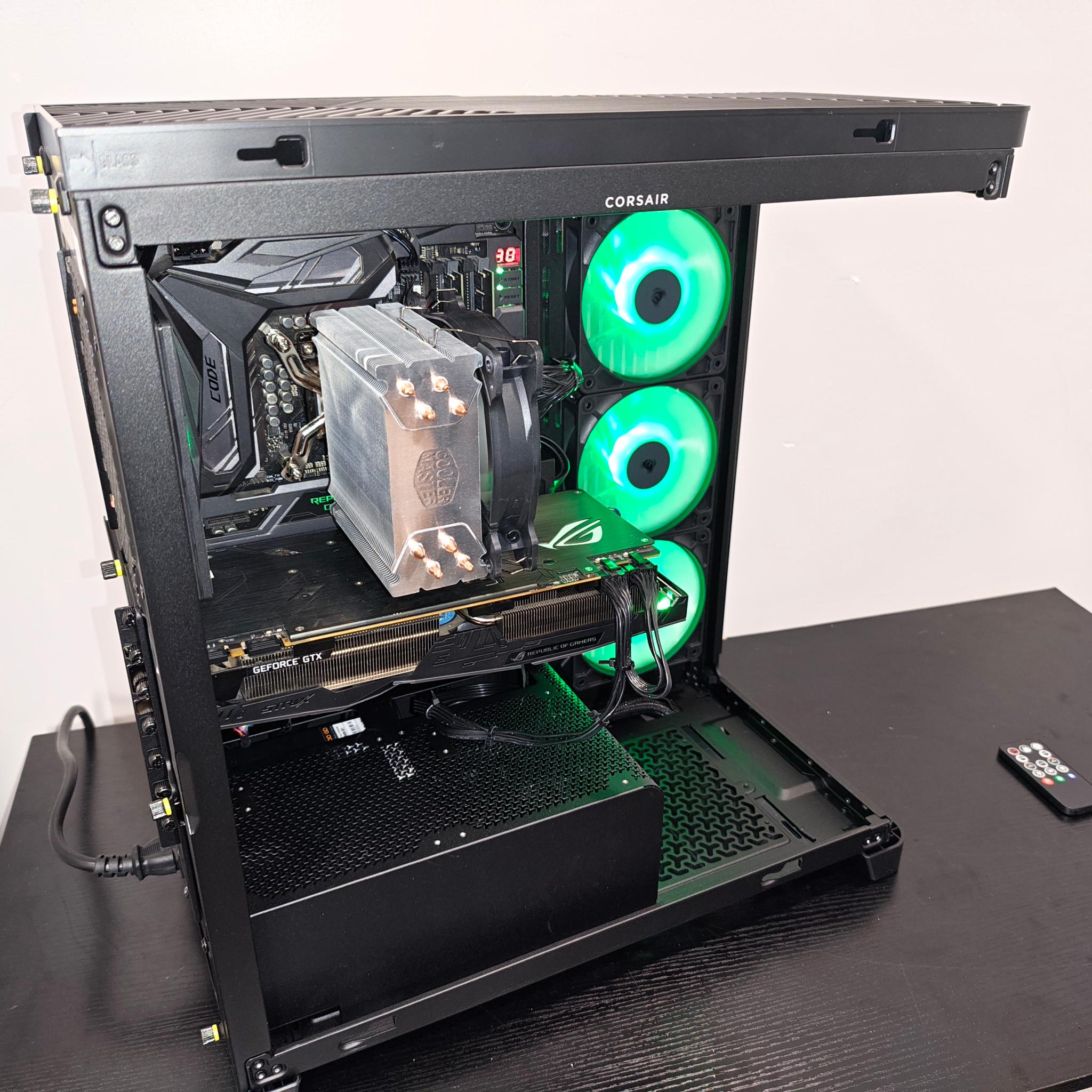 The GREEN MONSTER V, budget 1440p gaming pc!