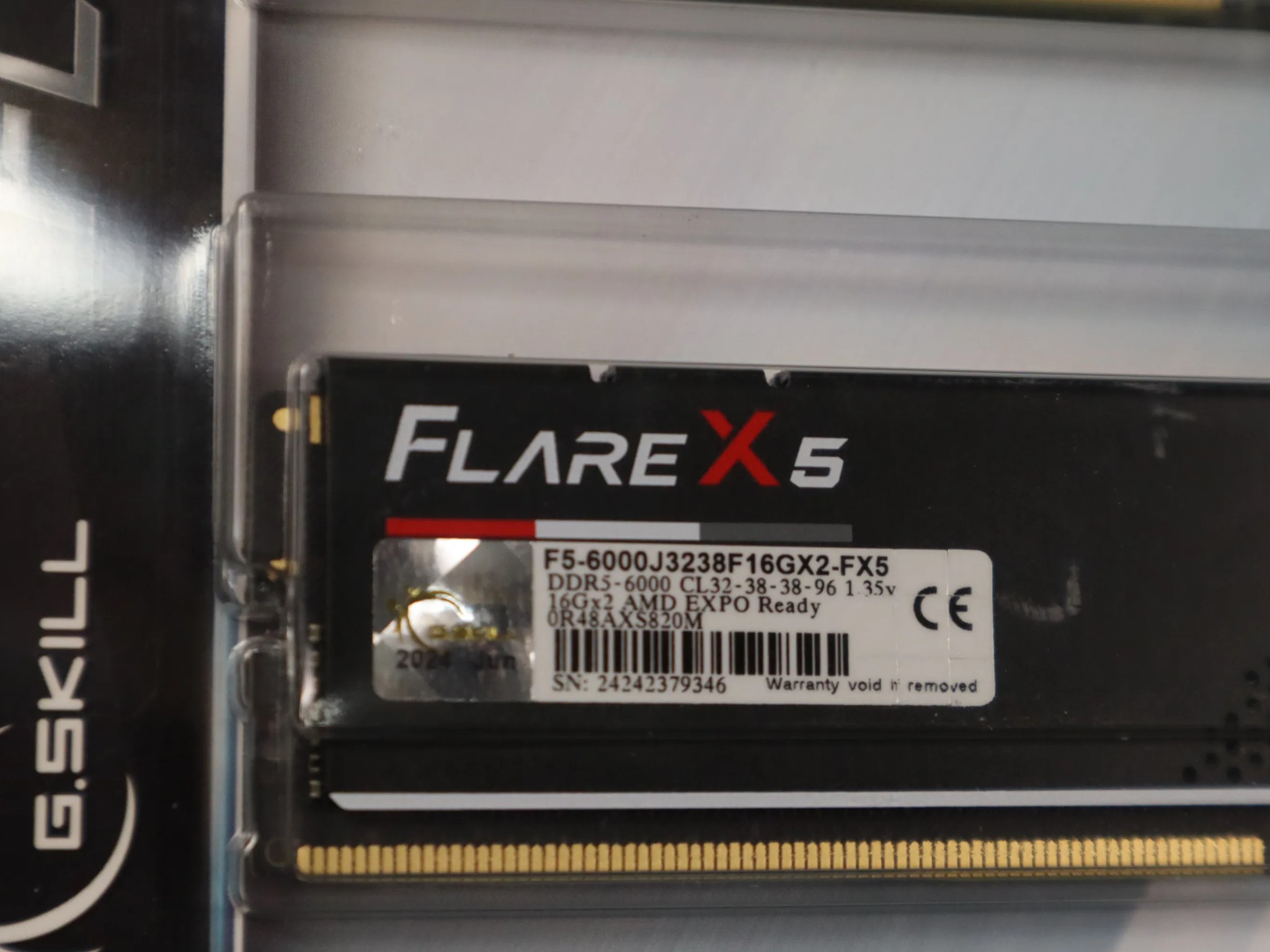 G.SKILL RIPJAWS X5 | DDR5 | 32GB | 6000 | CL32 | AMD EXPO | BRAND NEW