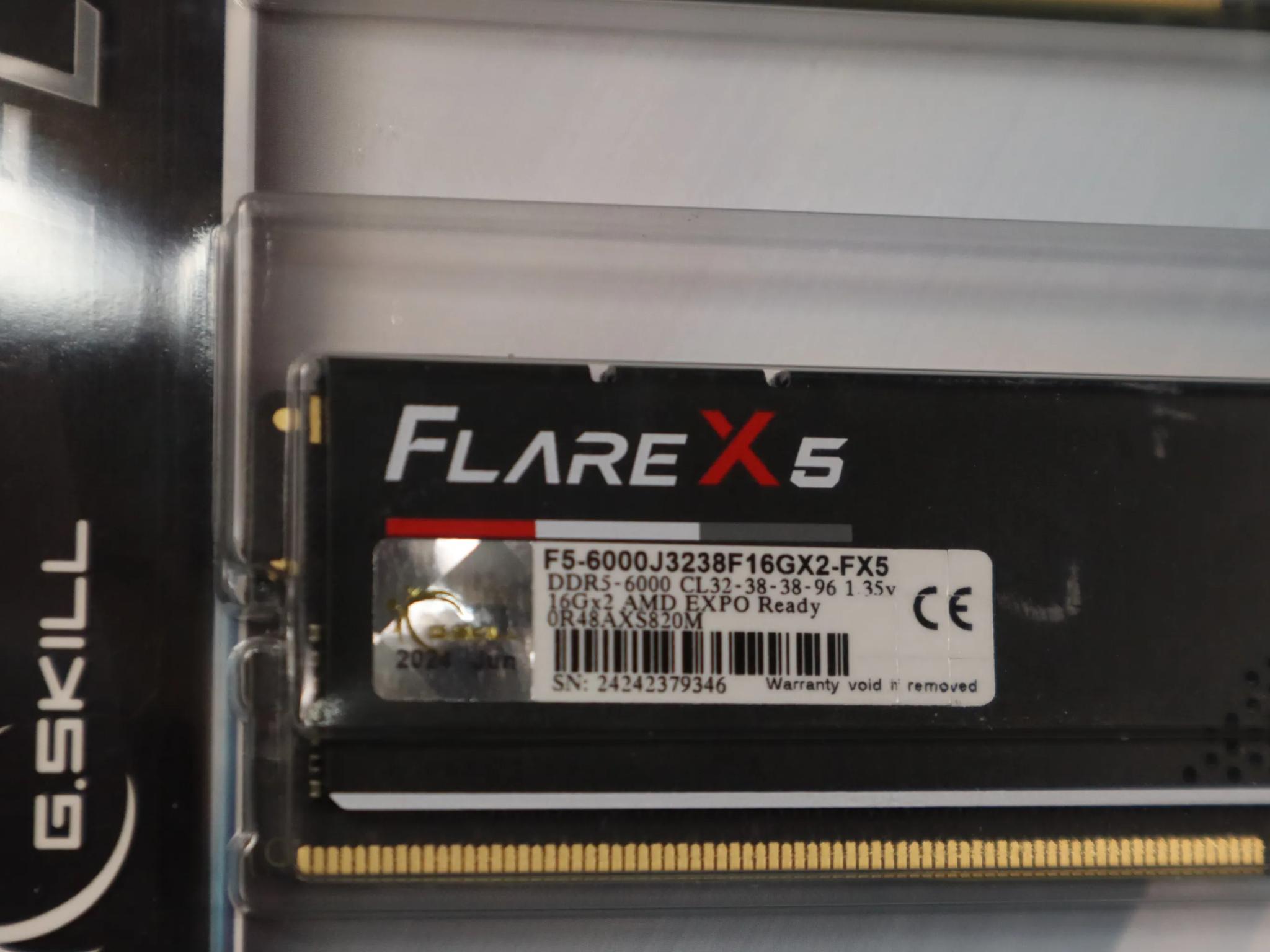 G.SKILL RIPJAWS X5 | DDR5 | 32GB | 6000 | CL32 | AMD EXPO | BRAND NEW