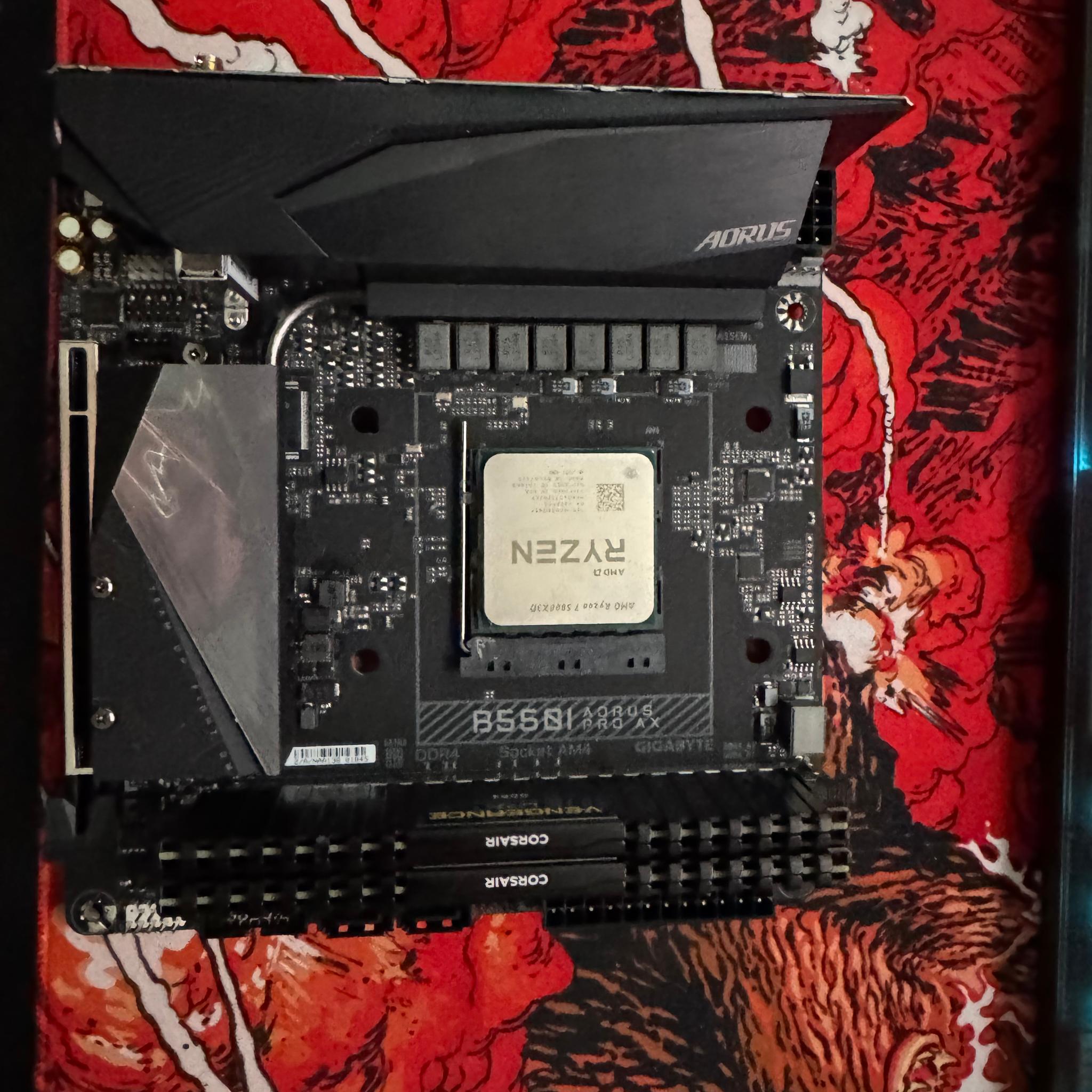 AMD 5800X3D, Aorus B550, 32gb DDR4 bundle