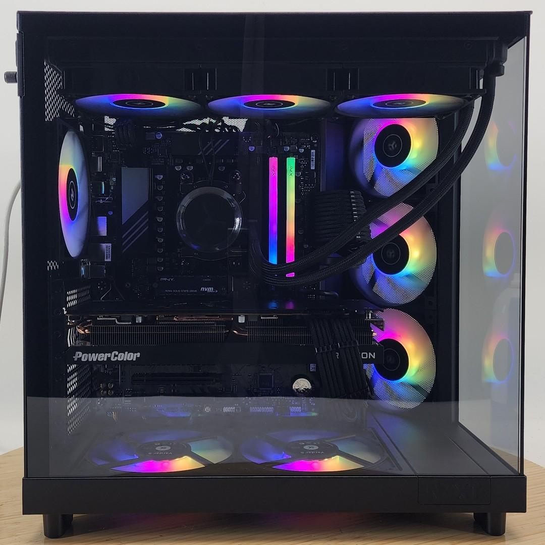 Gaming PC Ryzen 7 7700 32GB RAM 2TB SSD RX 7900 GRE 16GB Windows 11 Computer