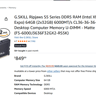 G.SKILL Ripjaws S5 64GB (2x32GB) DDR5-6000 CL36 — Brand New Sealed