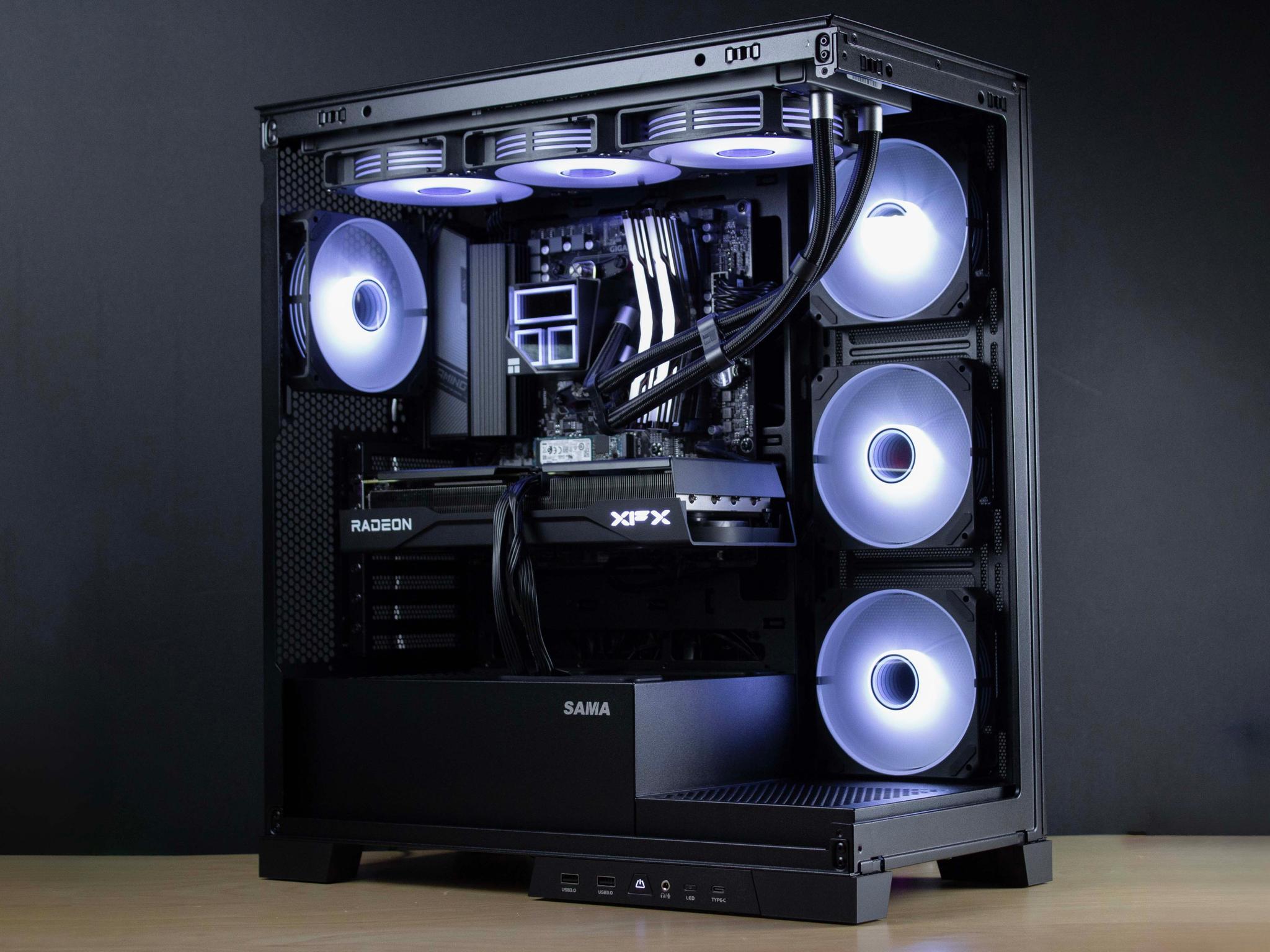 ♠️⚡🗡️Onyx V2 - 1440P Gaming PC | RX 9060 XT 16GB, Ryzen 7 5700X, 32GB RAM, 1TB SSD | ARGB 🗡️⚡♠️