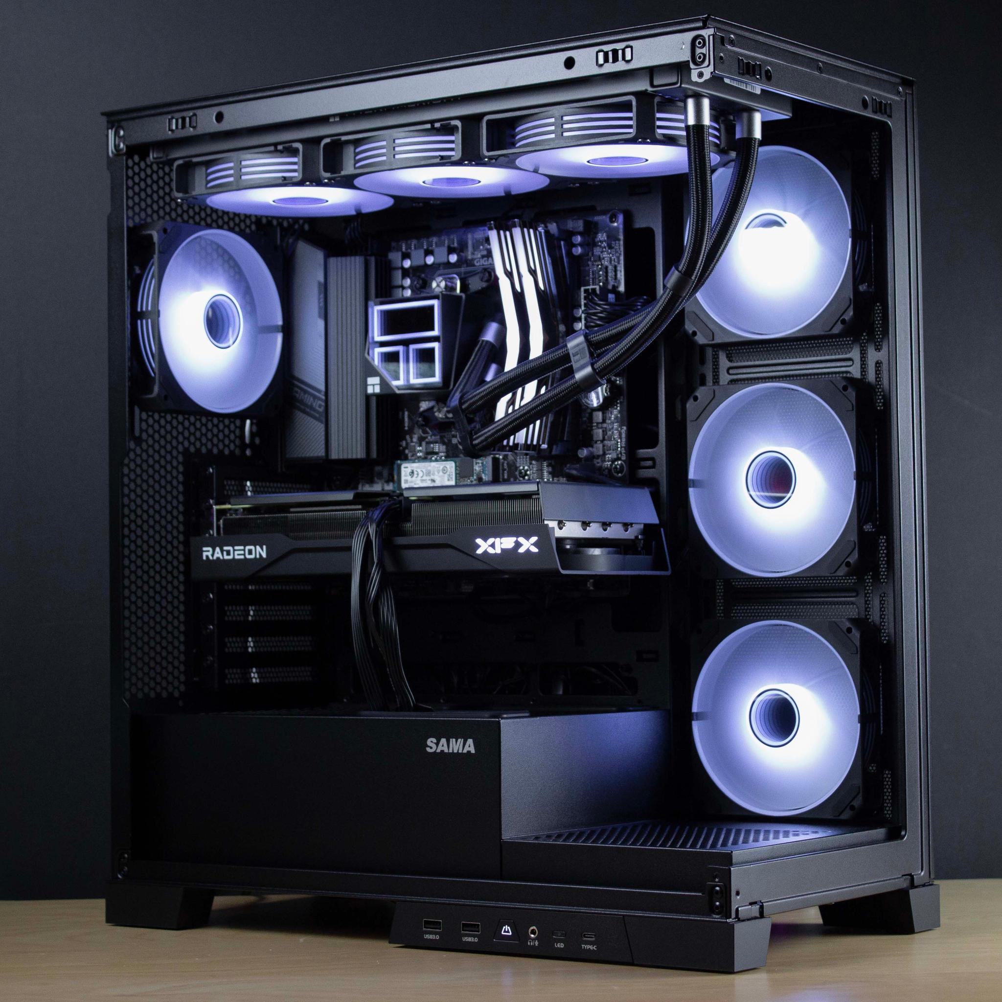 ♠️⚡🗡️Onyx V2 - 1440P Gaming PC | RX 9060 XT 16GB, Ryzen 7 5700X, 32GB RAM, 1TB SSD | ARGB 🗡️⚡♠️