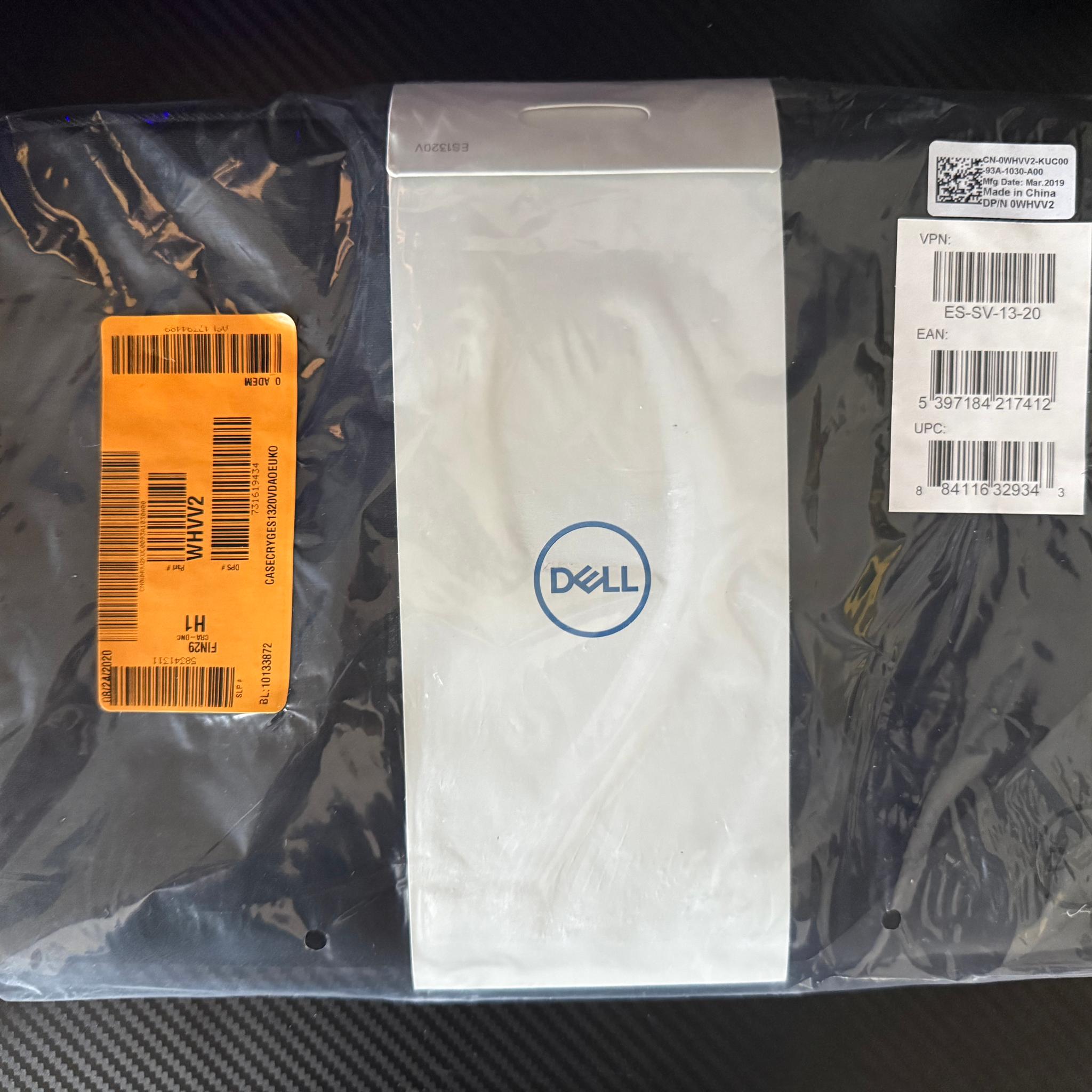Dell Essential Sleeve 13 Black Water-Resistant Padded for 13 in Laptop