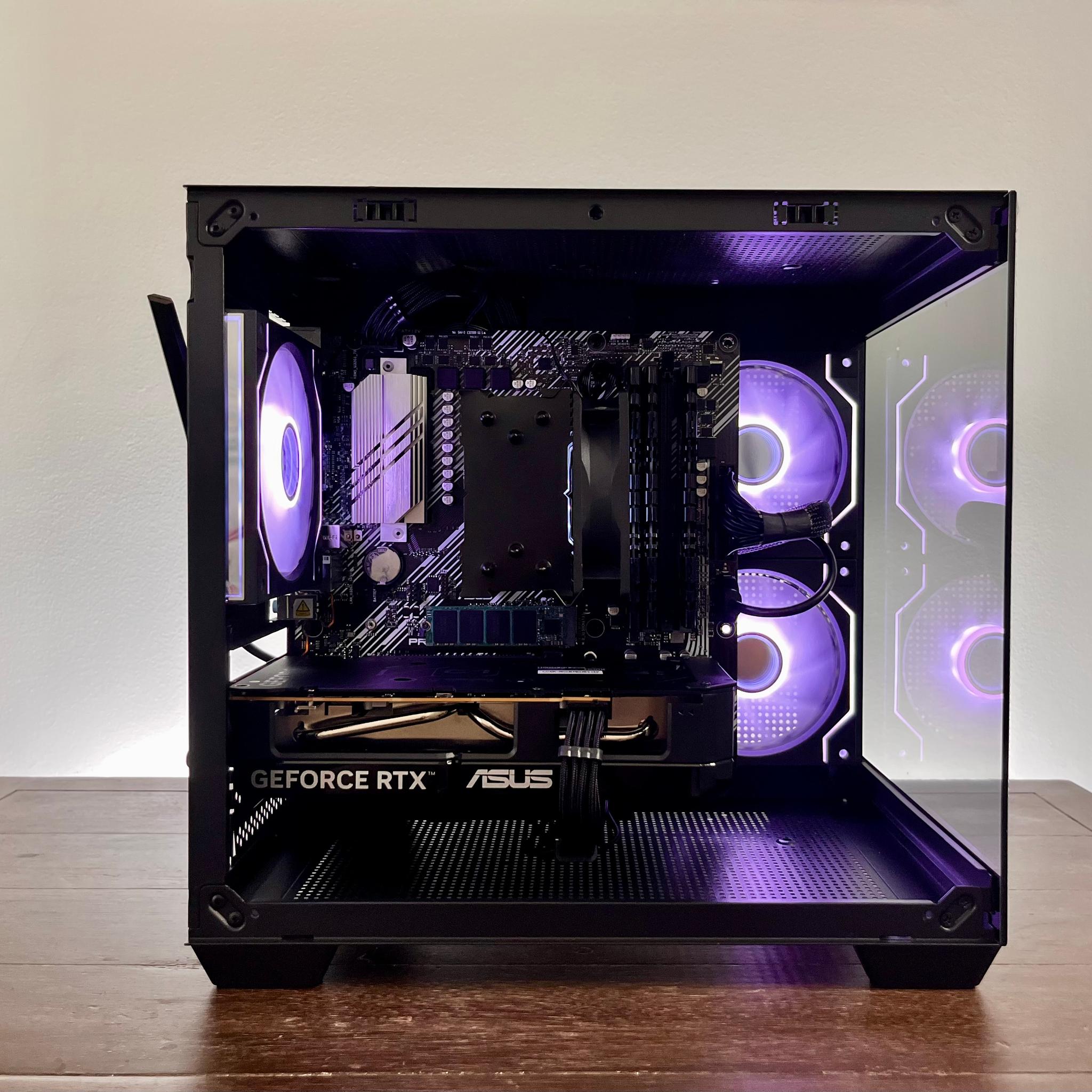 🐦‍⬛🖤RTX 5060 Black Gaming PC | Ryzen 5 5600G | 24GB RAM | 768GB SSD | WiFi-Ready to Play