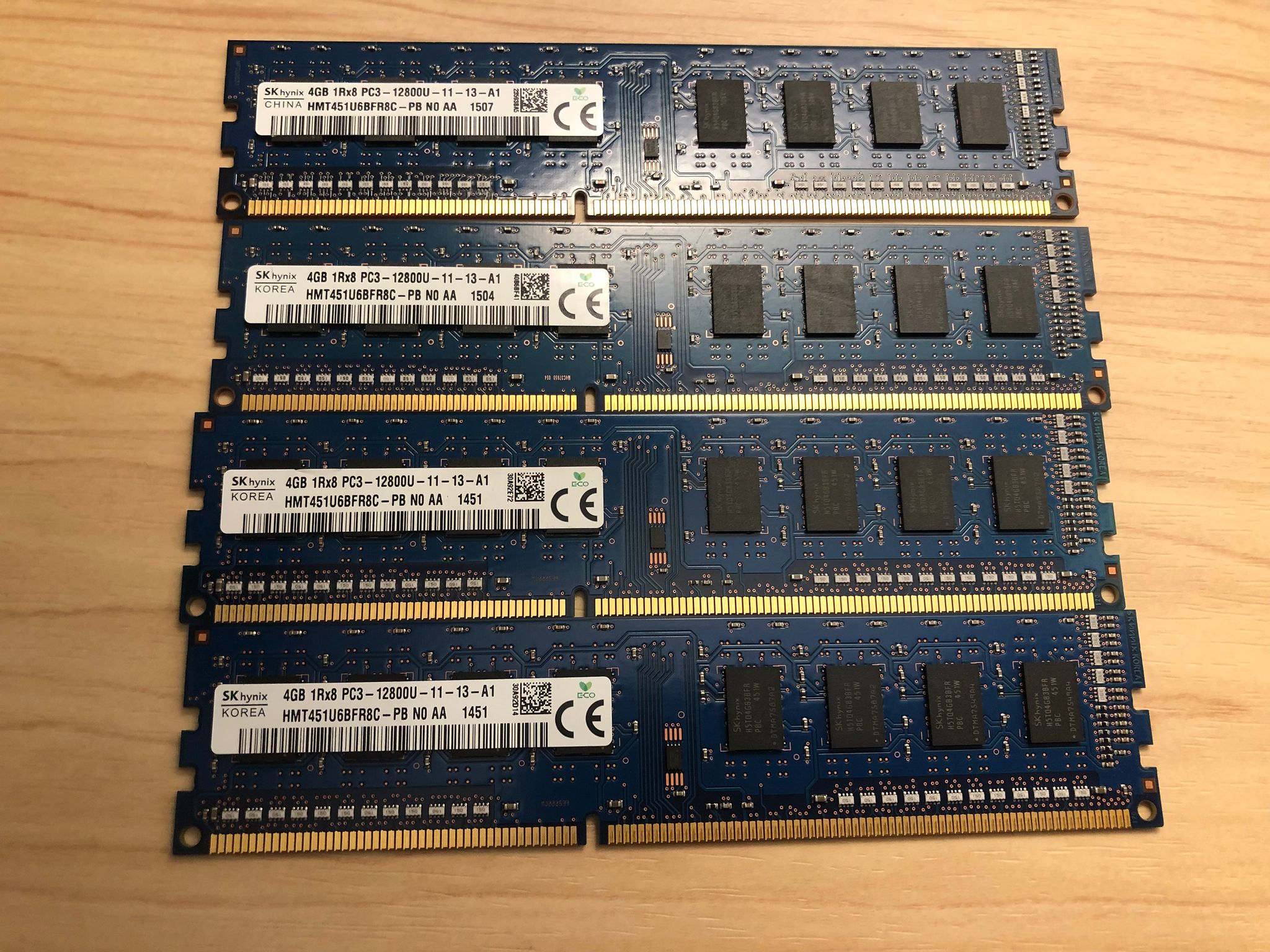SK Hynix 16GB DDR3 1600 Non-ECC RAM