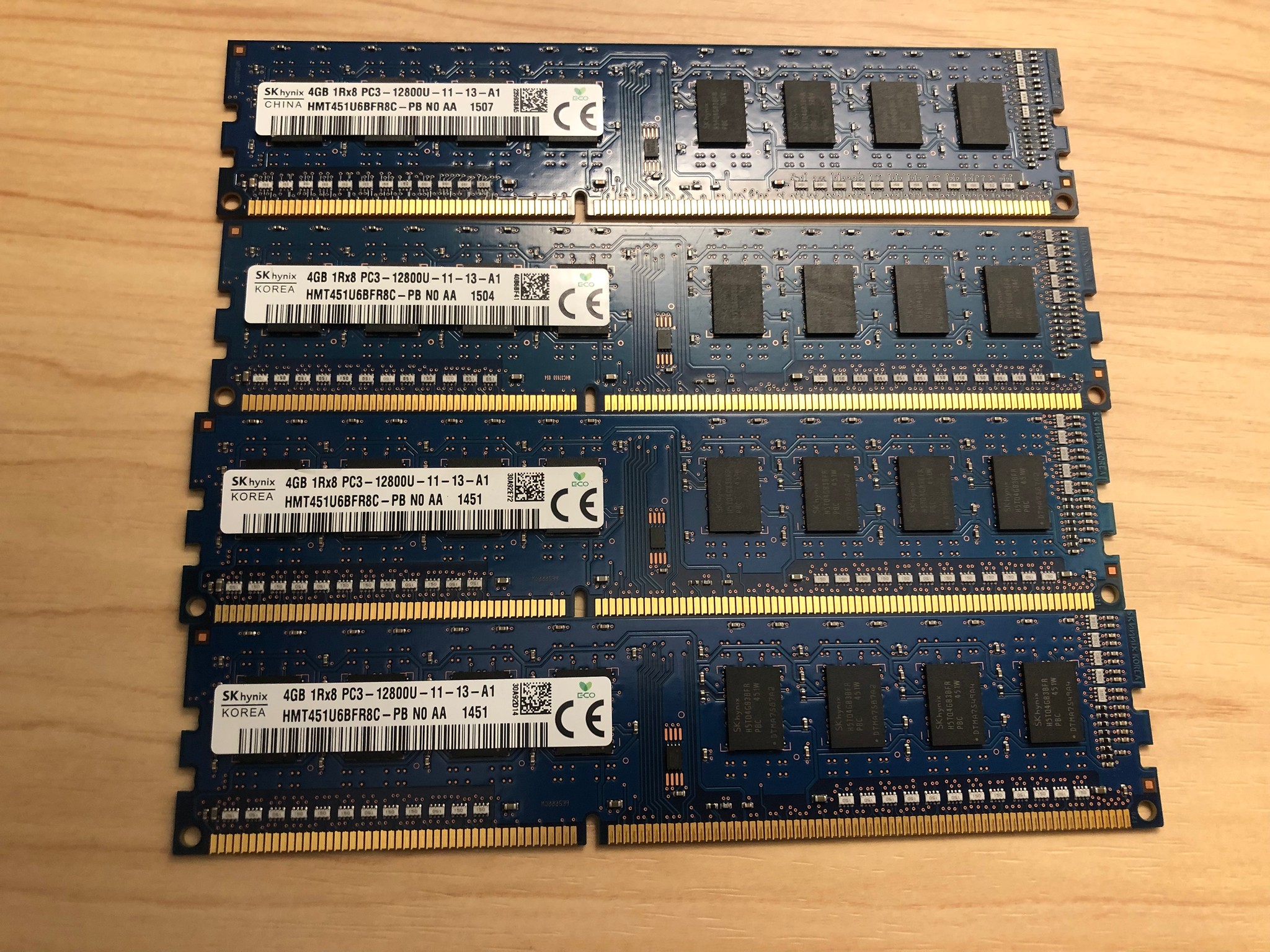 SK Hynix 16GB DDR3 1600 Non-ECC RAM