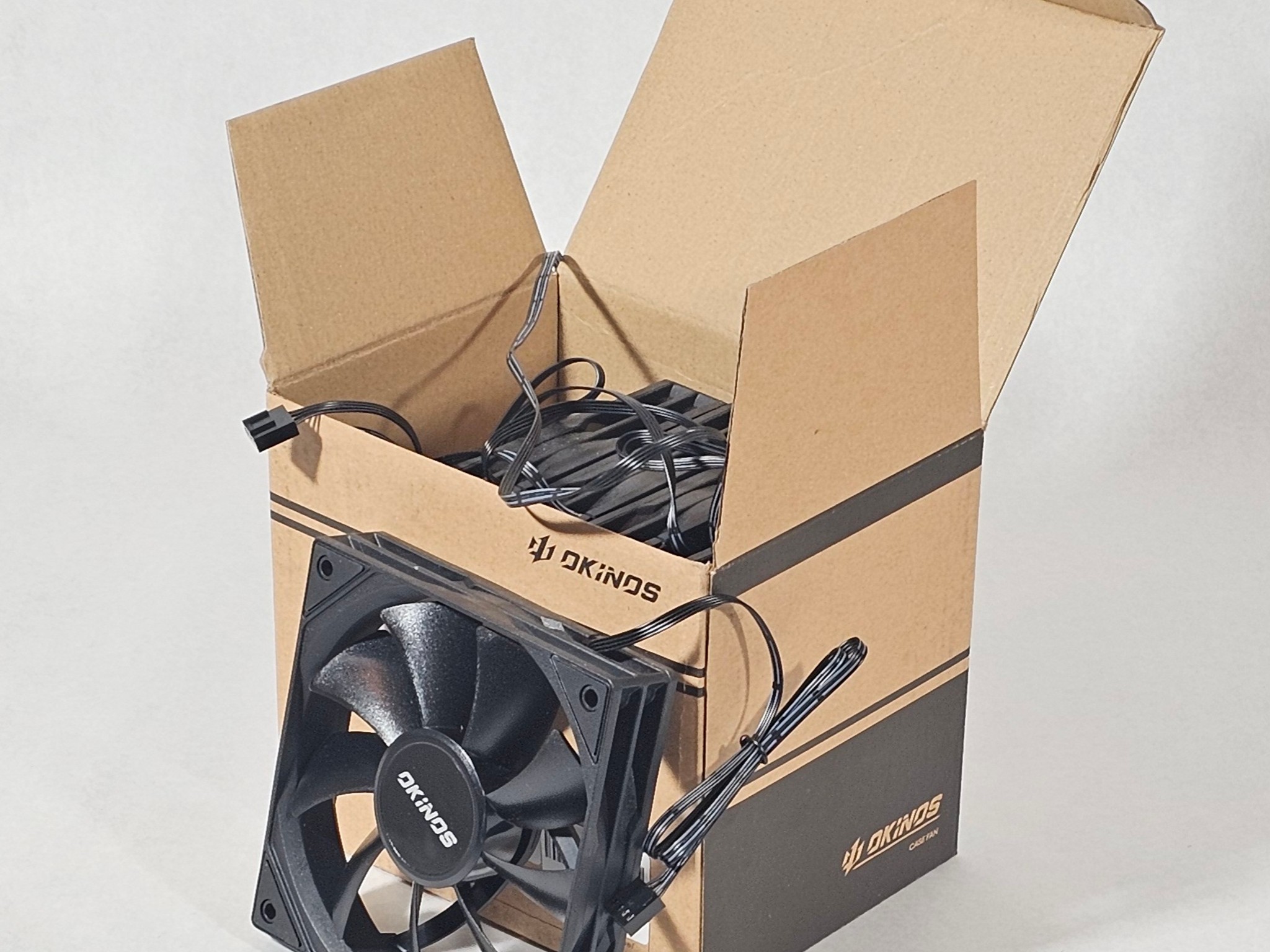 Box of (5) 120mm Okinos PC Fans Lot