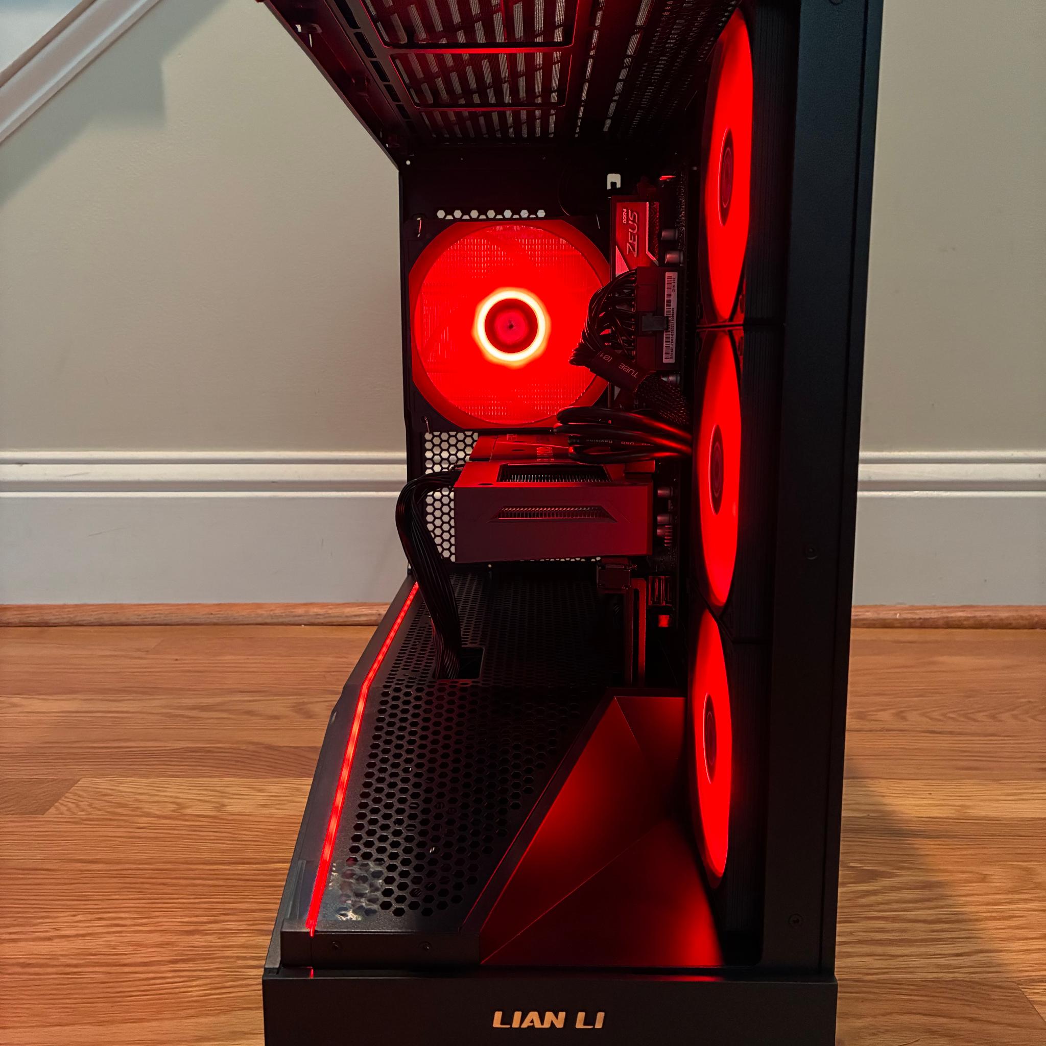 RX 6600 12100F 32GB RAM 1TB Samsung NVME SSD WIFI 6E Windows 11 Custom RGB Gaming PC