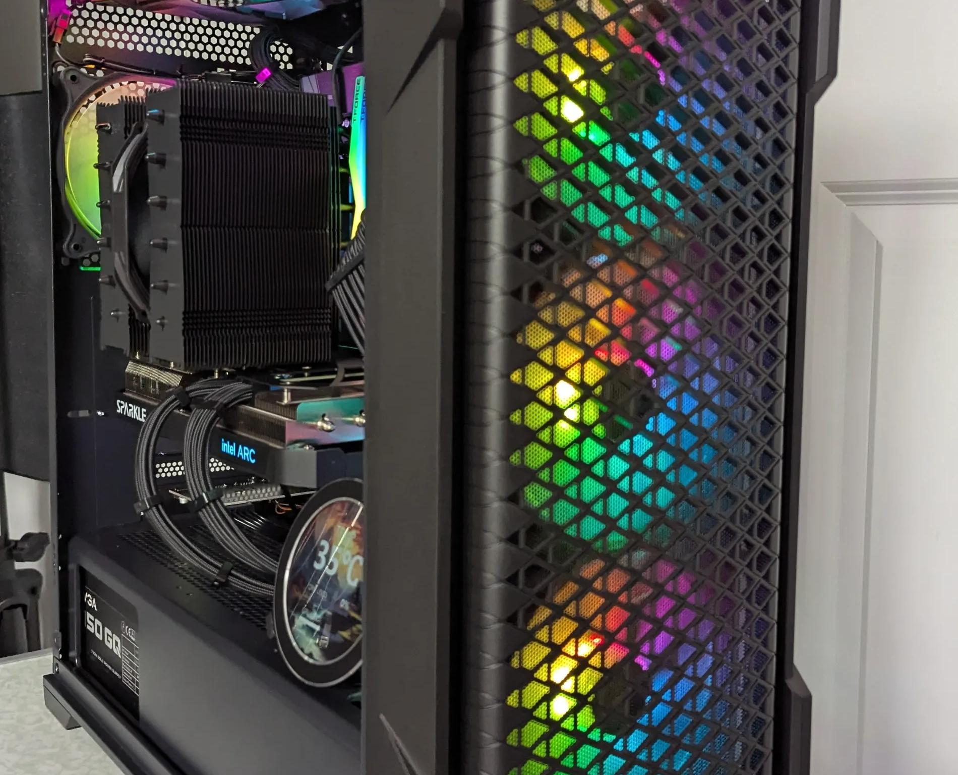 Ryzen 9 3900X | 32GB RAM | 2TB NVME+HDD Storage | ARC A770 16GB GPU | WiFi+BT | Battlefield Ready PC
