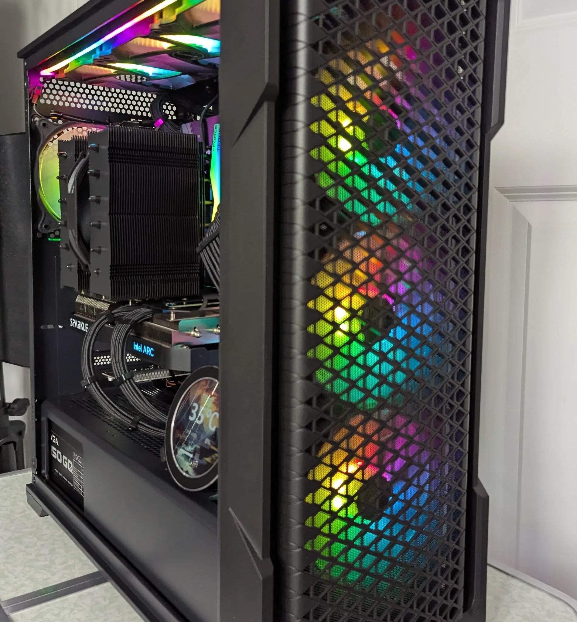 Ryzen 9 3900X | 32GB RAM | 2TB NVME+HDD Storage | ARC A770 16GB GPU | WiFi+BT | Battlefield Ready PC