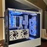 4060ti+12600k, 32GB Ram, 1TB NVME Ssd, vertical mounted, all white NZXT build.
