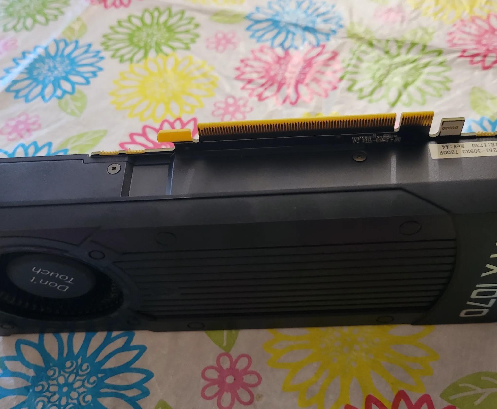 ZOTAC GeForce GTX 1070 8GB Graphics Video Card Blower Fan