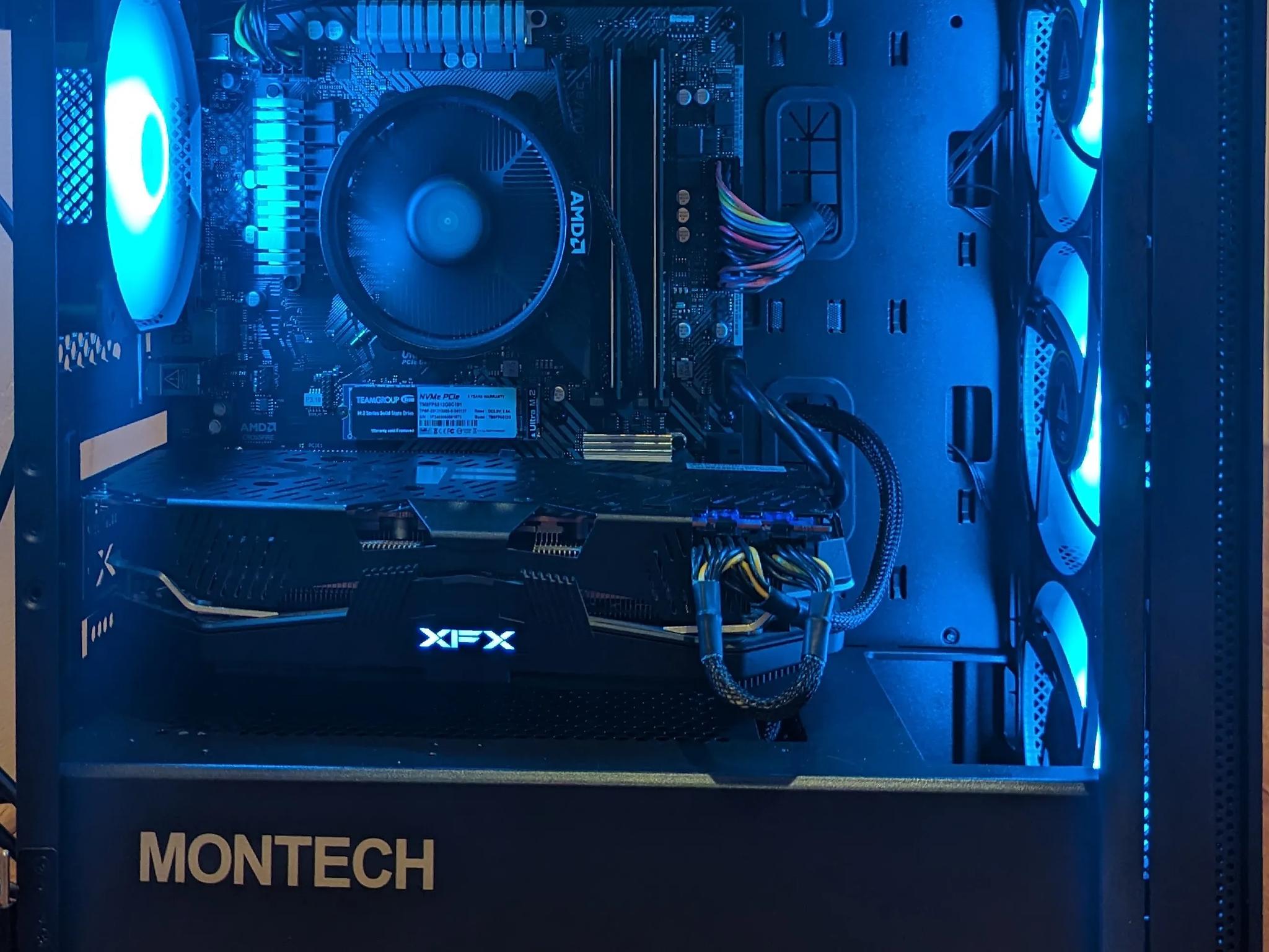⚫🌈 1080p Beast | RX 5700 XT | Ryzen 5 3600 | Wi-Fi + Bluetooth | Windows 11 Pro ACTIVATED
