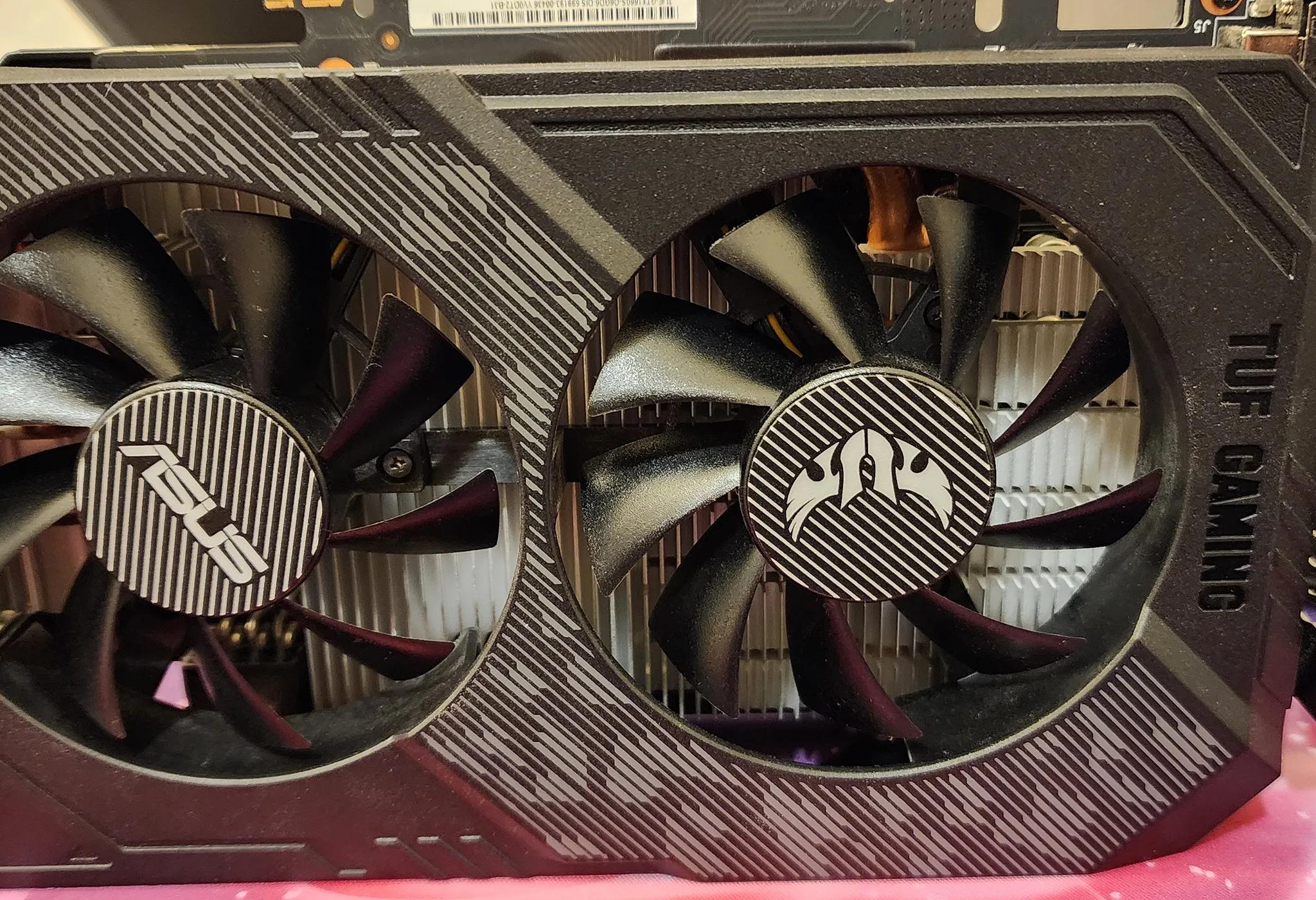 For Sale Used Asus Tuff Nvidia 1660 Super 6 GB
