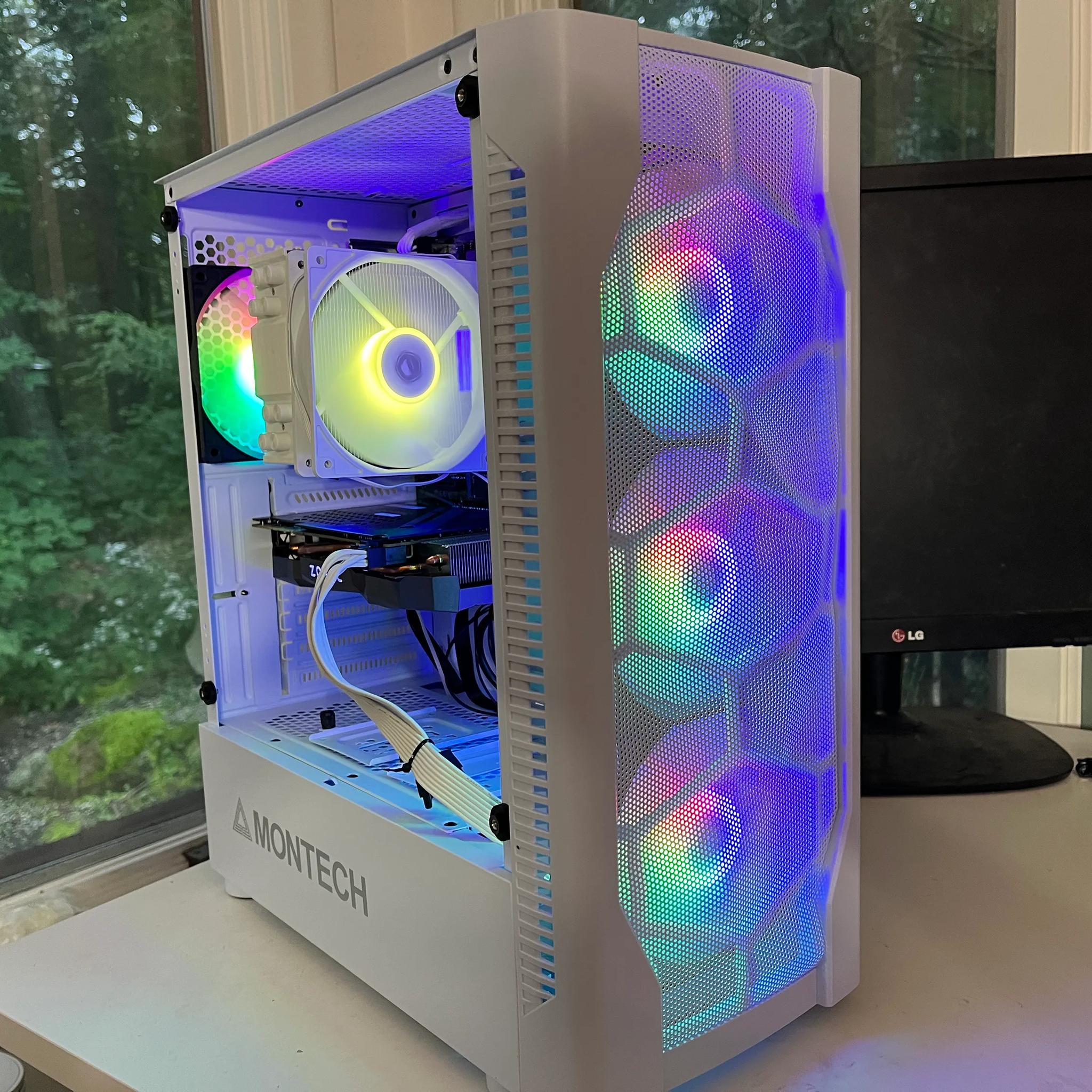 Budget White Gaming PC | GTX 1070 | Ryzen 5 | 1TB SSD | 16GB RAM | RGB