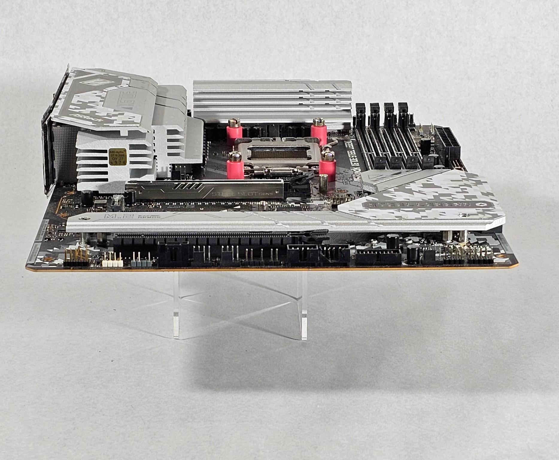 X670E AM5 DDR5 White Motherboard ASRock Steel Legend
