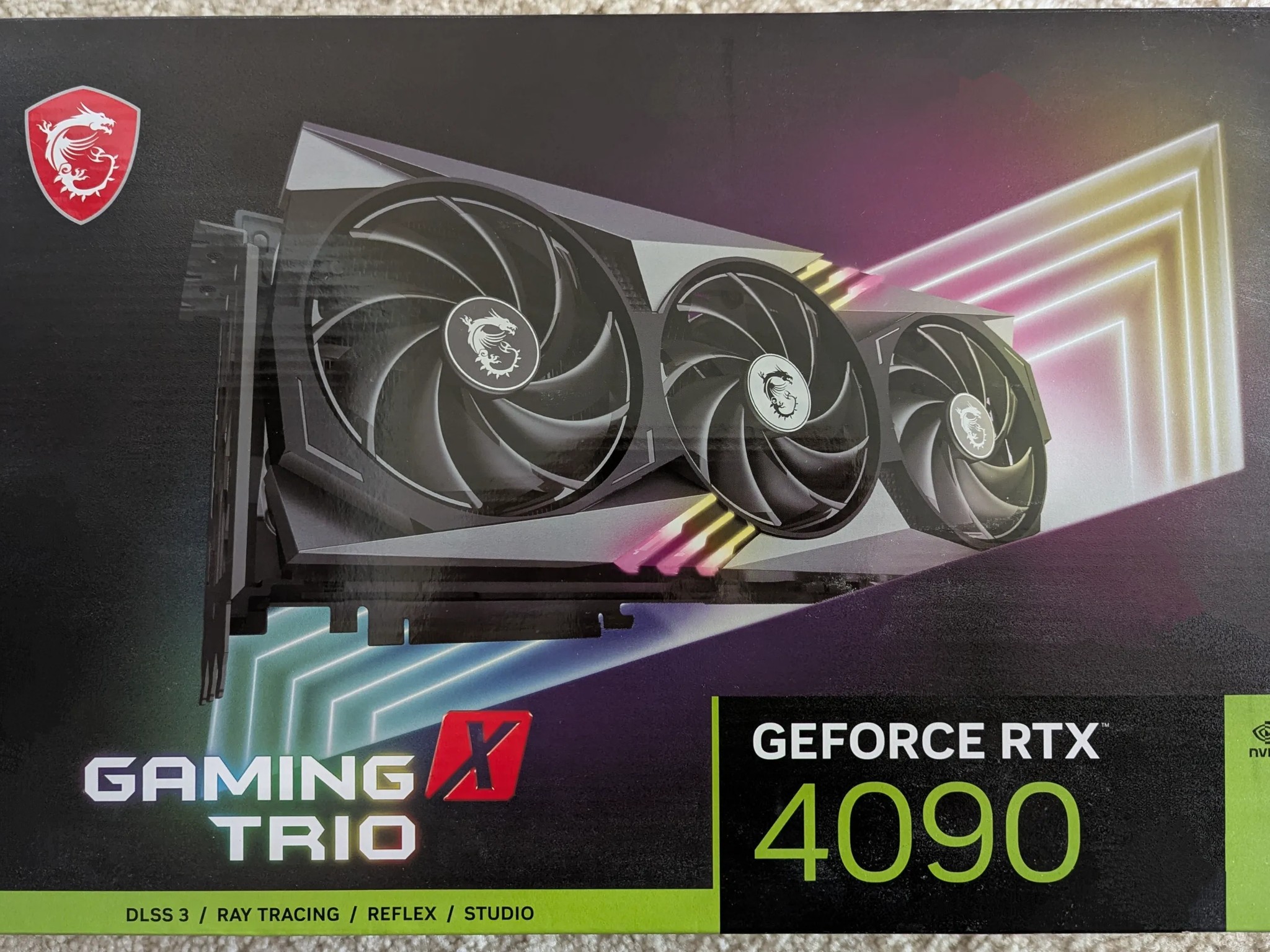 MSI Geforce RTX 4090 Gaming X Trio 24GB GDDR6X Like New With Original Box