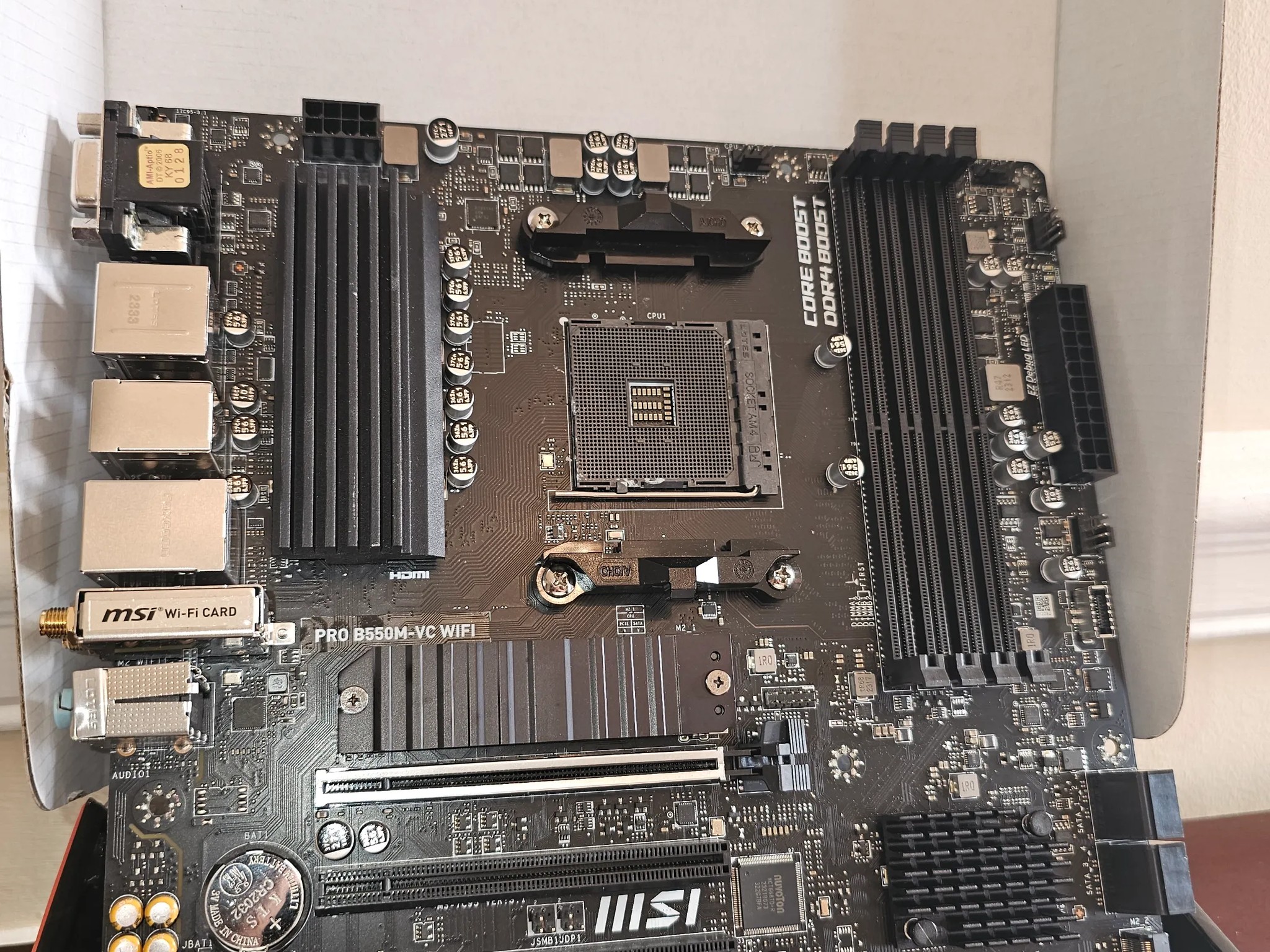 FUNCTIONAL - MSI PRO B550M-VC Wifi - Heavily Used