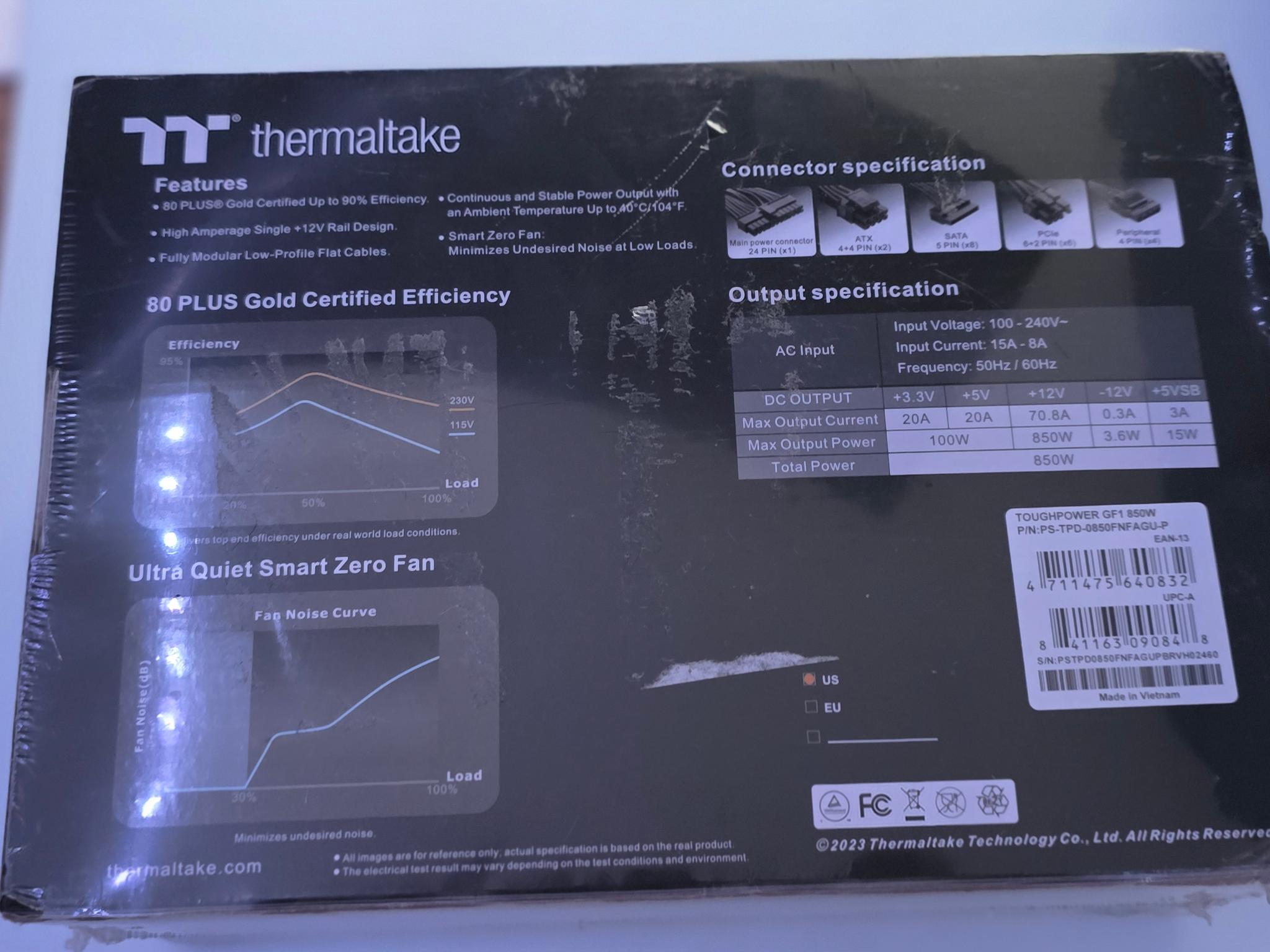 Thermaltake Toughpower GF1 ARGB 850W - Image 3