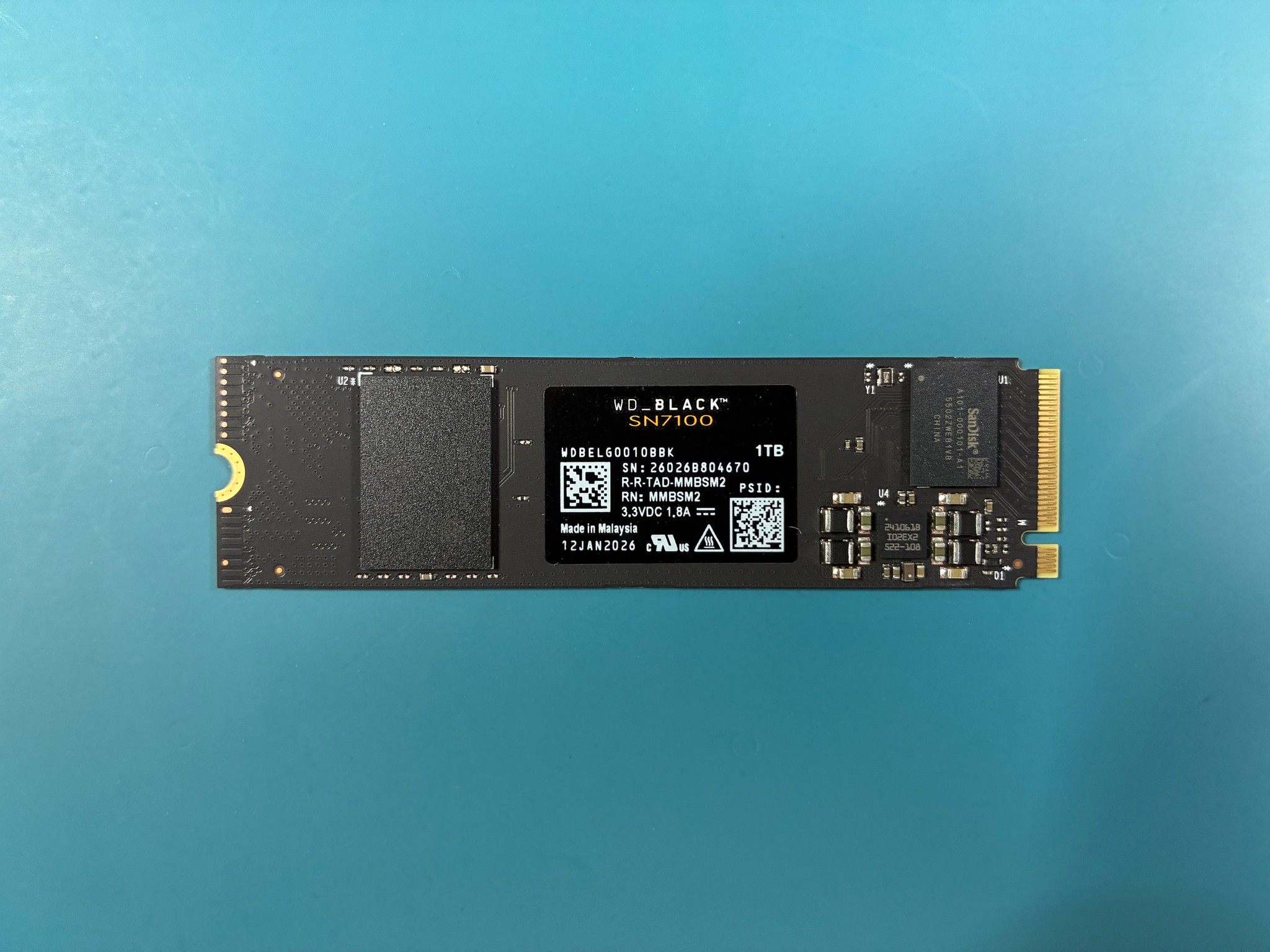 WD_BLACK SN7100 1TB NVMe SSD w/ Windows 11 Pro Preinstalled + Retail Key (SSD)