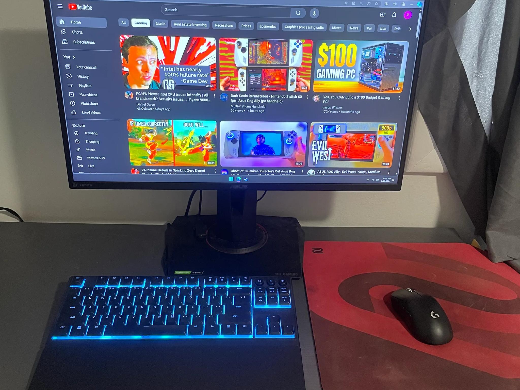 ASUS TUF Gaming VG259QM 240 Hz monitor