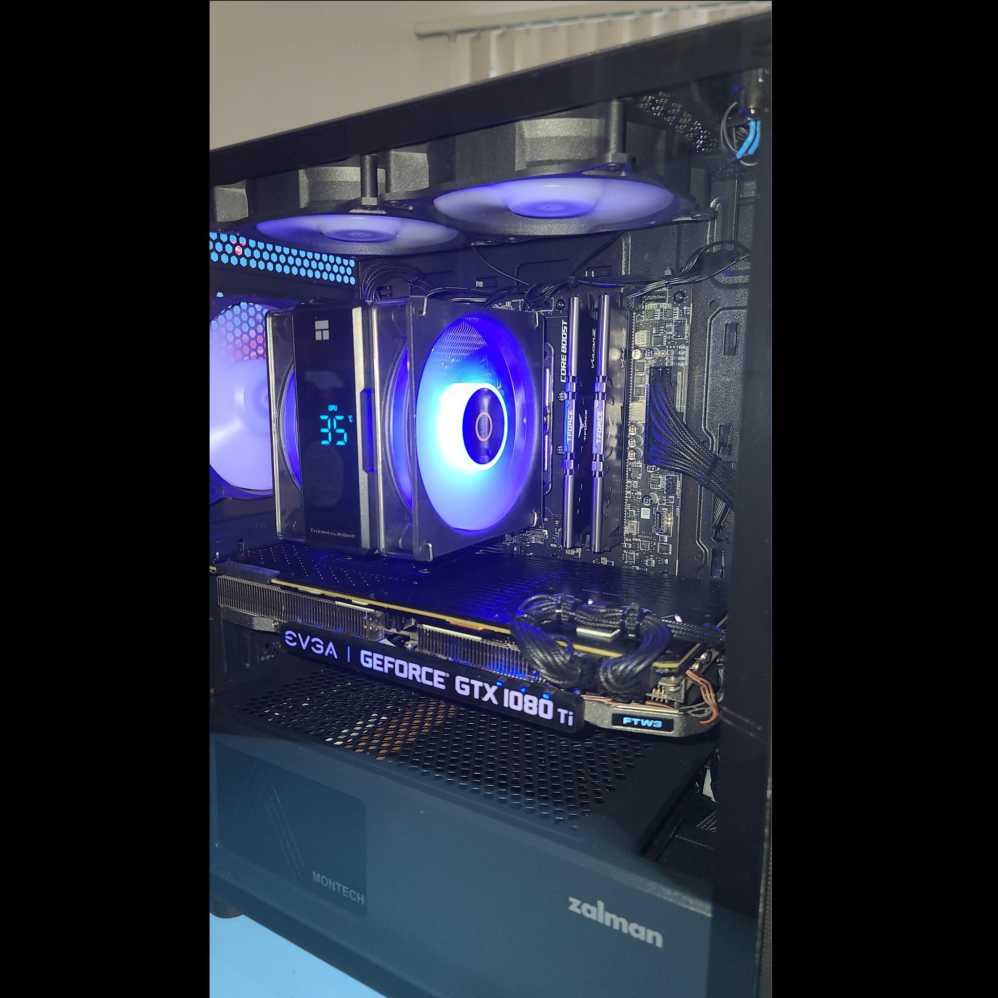 GeForce GTX 1080 Ti Custom Gaming PC - Ryzen 5 5500
