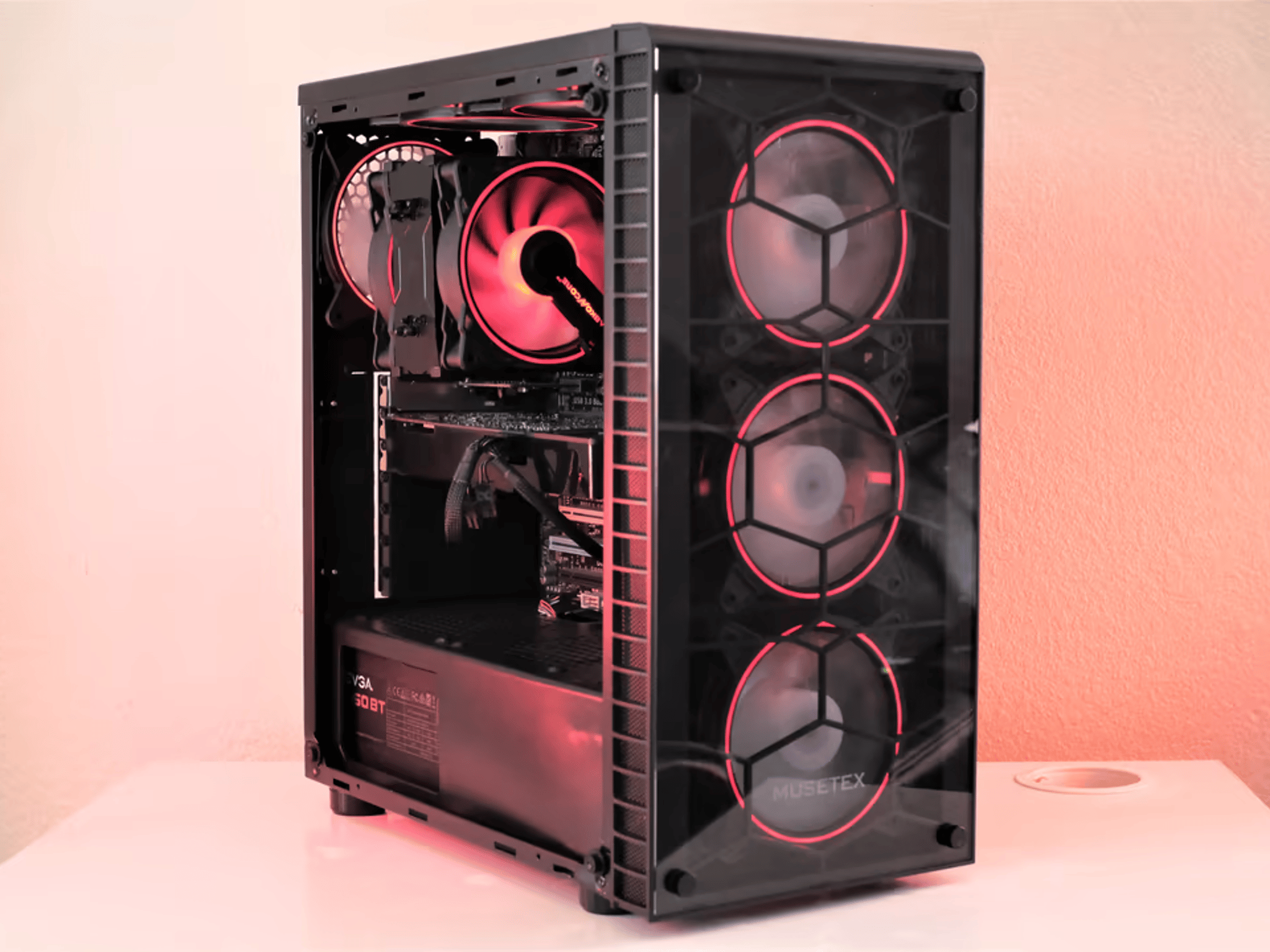BLUE BUDGET RGB GAMING PC | Intel Core I5-3570K | PNY GeForce GTX 670 | Corsair XMS3 16gb 