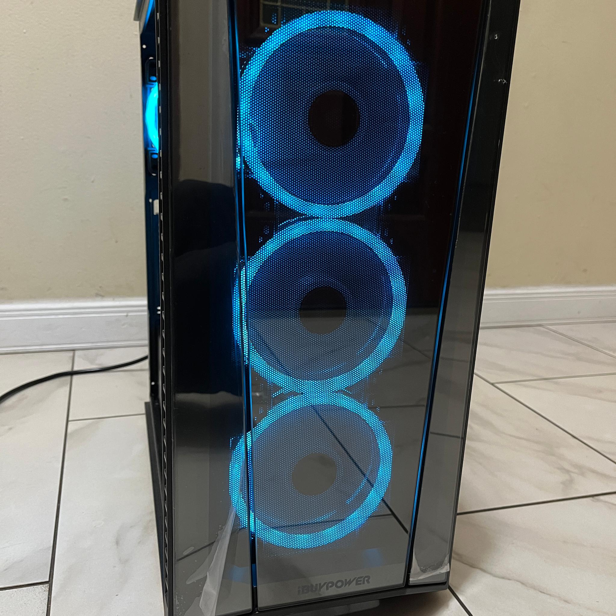 🟠🔥NVIDIA GTX 1080, Intel i7-7700, 16GB RAM, 1 TB Storage, High Performance Gaming PC w/ RGB Remote